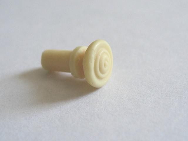 Caddy knobs, handles, pulls, faux bone, caddy, writing slope, K8, tiny 9mm dia