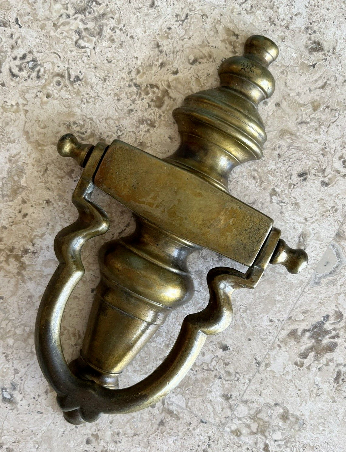 ANTIQUE c.1905 BOSTON VICTORIAN TORCHIERE ARCHITECTURAL SALVAGE DOORKNOCKER