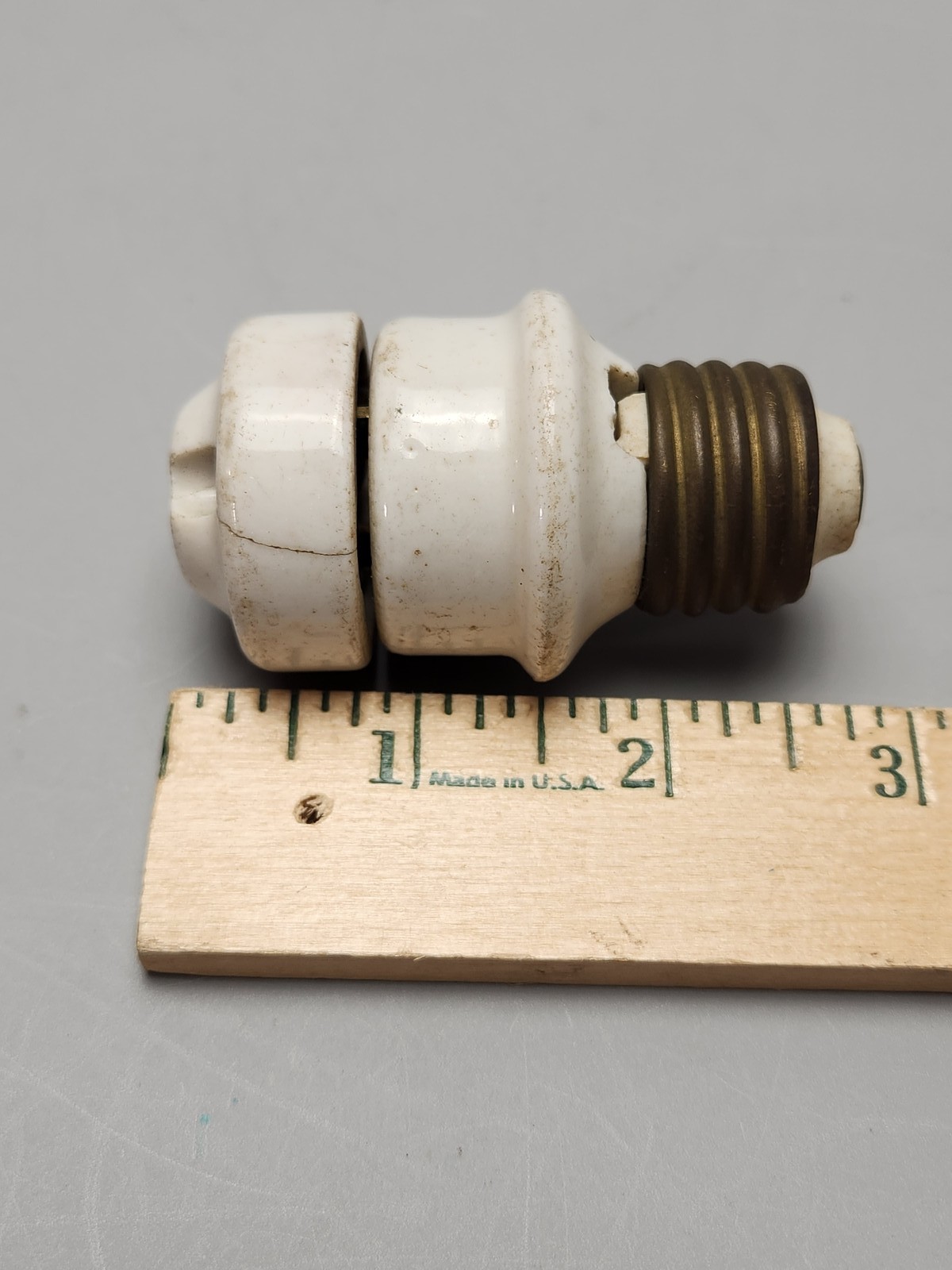 Vintage Porcelain Ceramic Light Socket Edison Screw Base Antique Lighting Part
