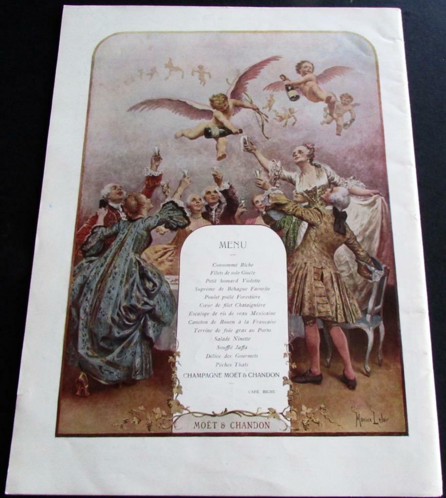 1910 FIGARO ILLUSTRE Original French Journal LARGE PRINTS Moet Chandon Champagne