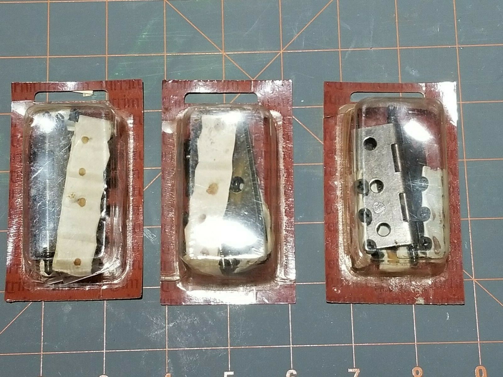 NOS 3 Pairs Vintage Amerock T-2355 Antique English Hinges 