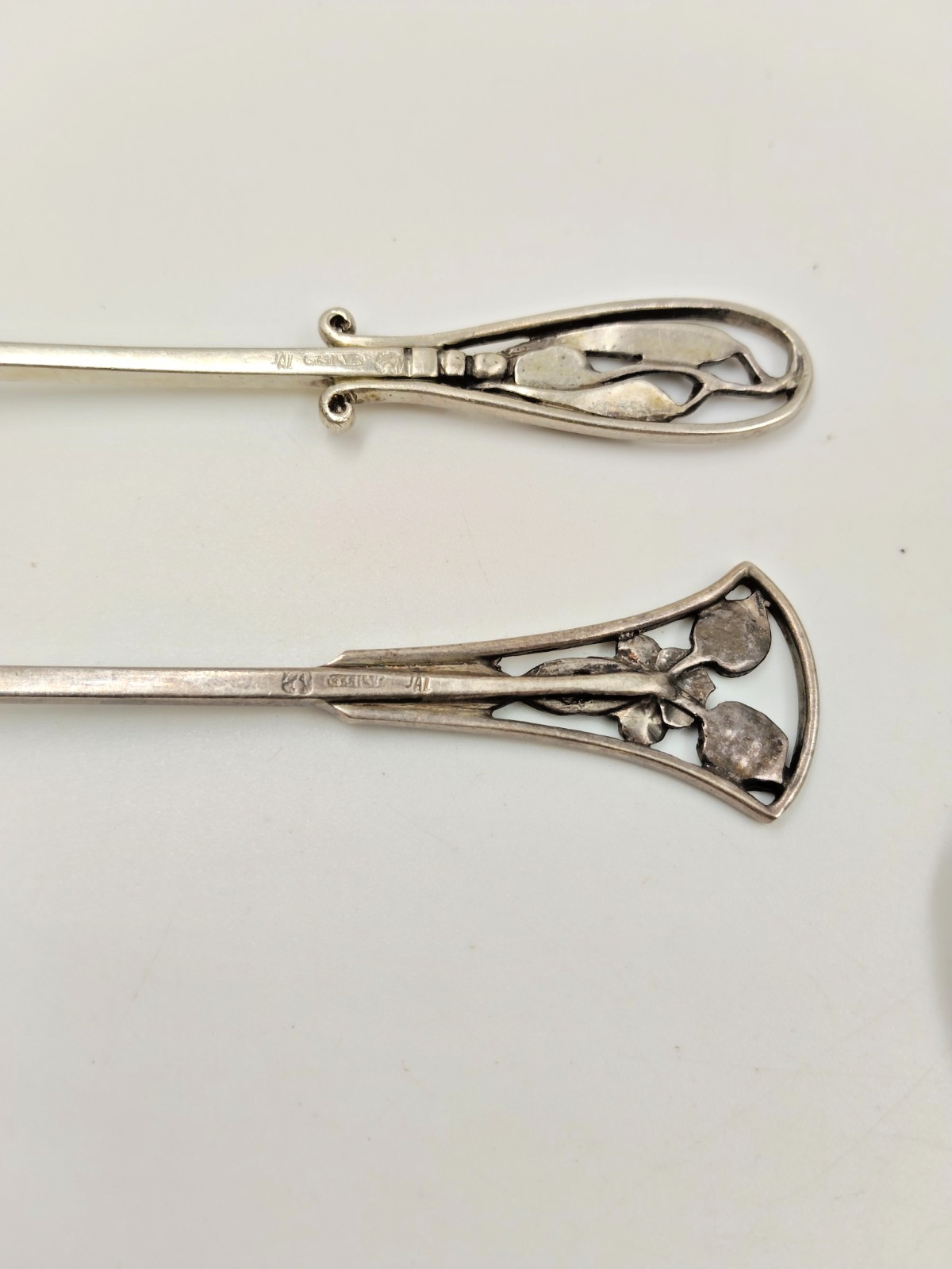 Australian Silver 3x Teaspoon Collection Linton Harris Silver Arts & Craft -AF