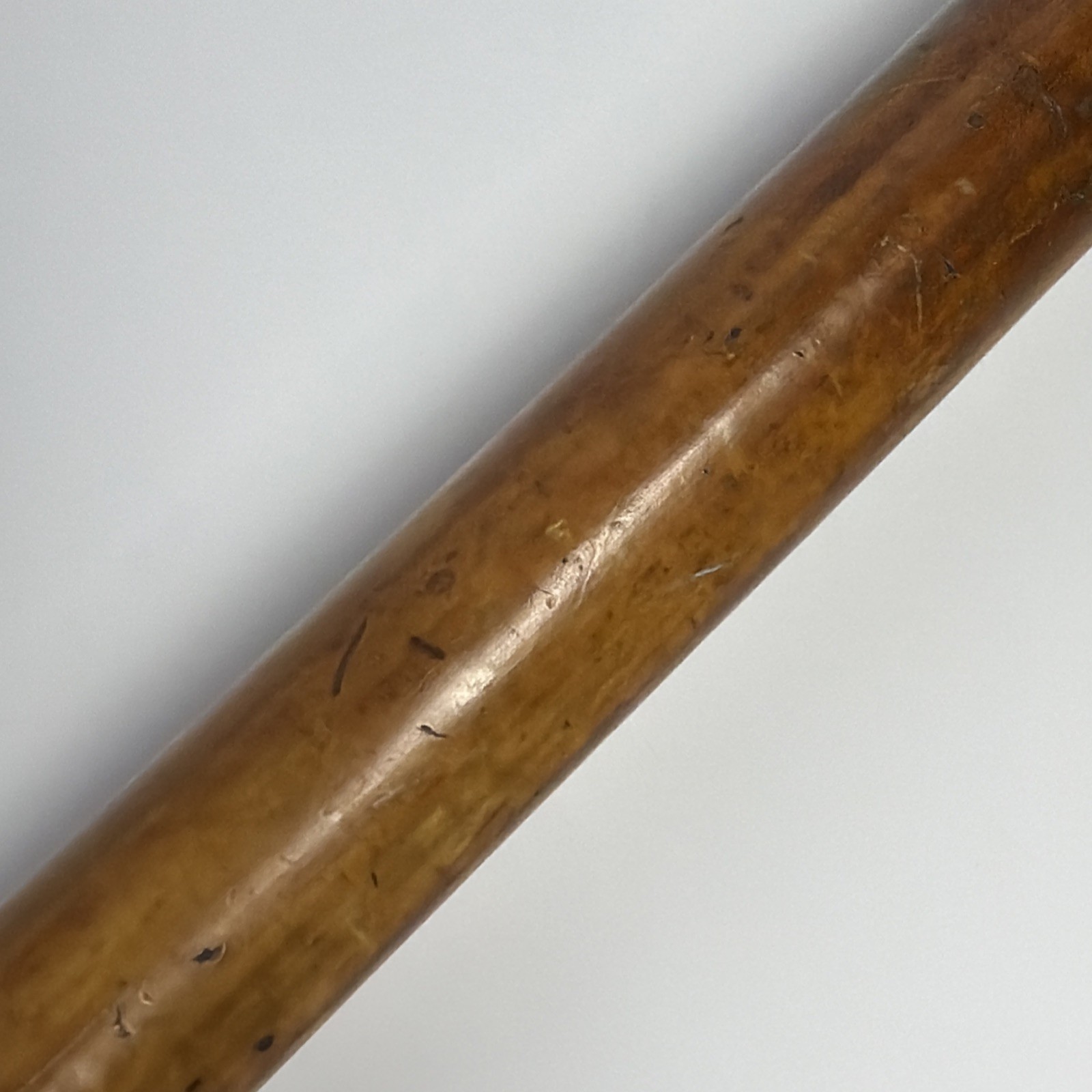 Antique Hallmarked Silver Topped Walking Stick Malacca Shaft London 1909