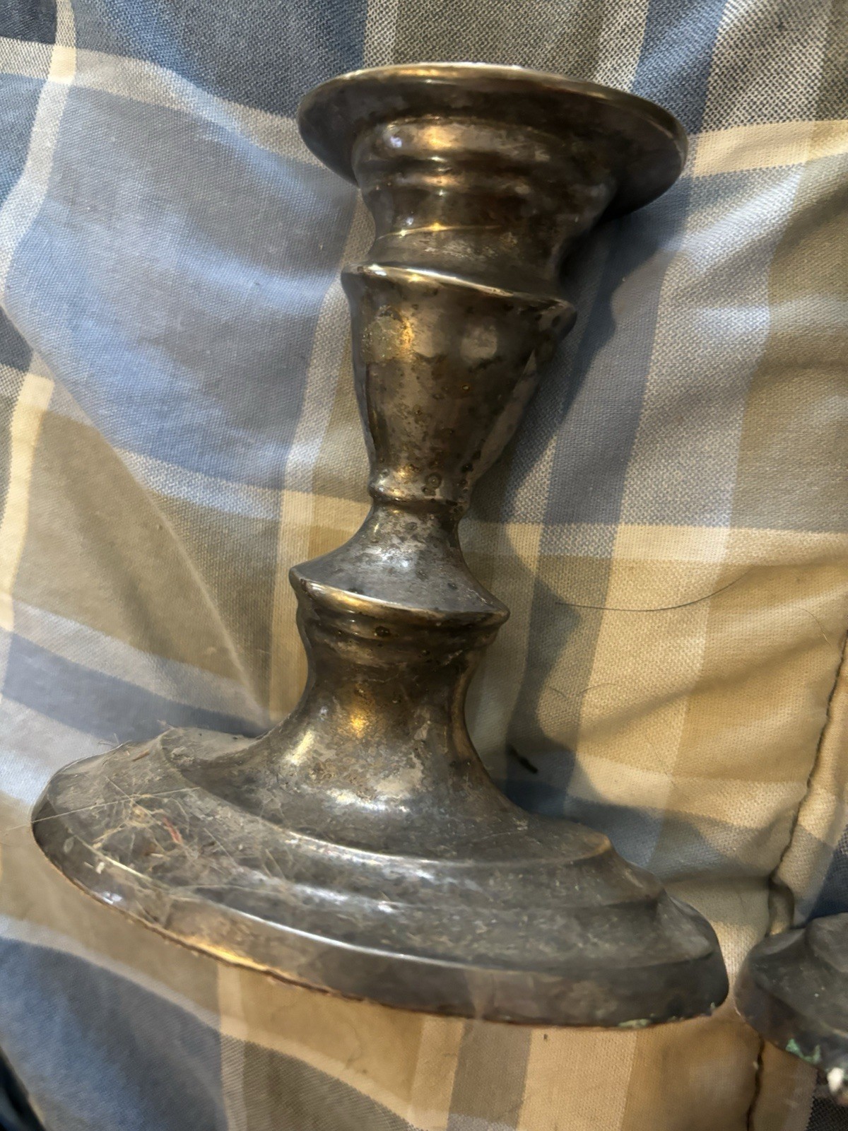 Two’s Company Silver Plated Candlestick Candle Holder Fancy Dining Fine India