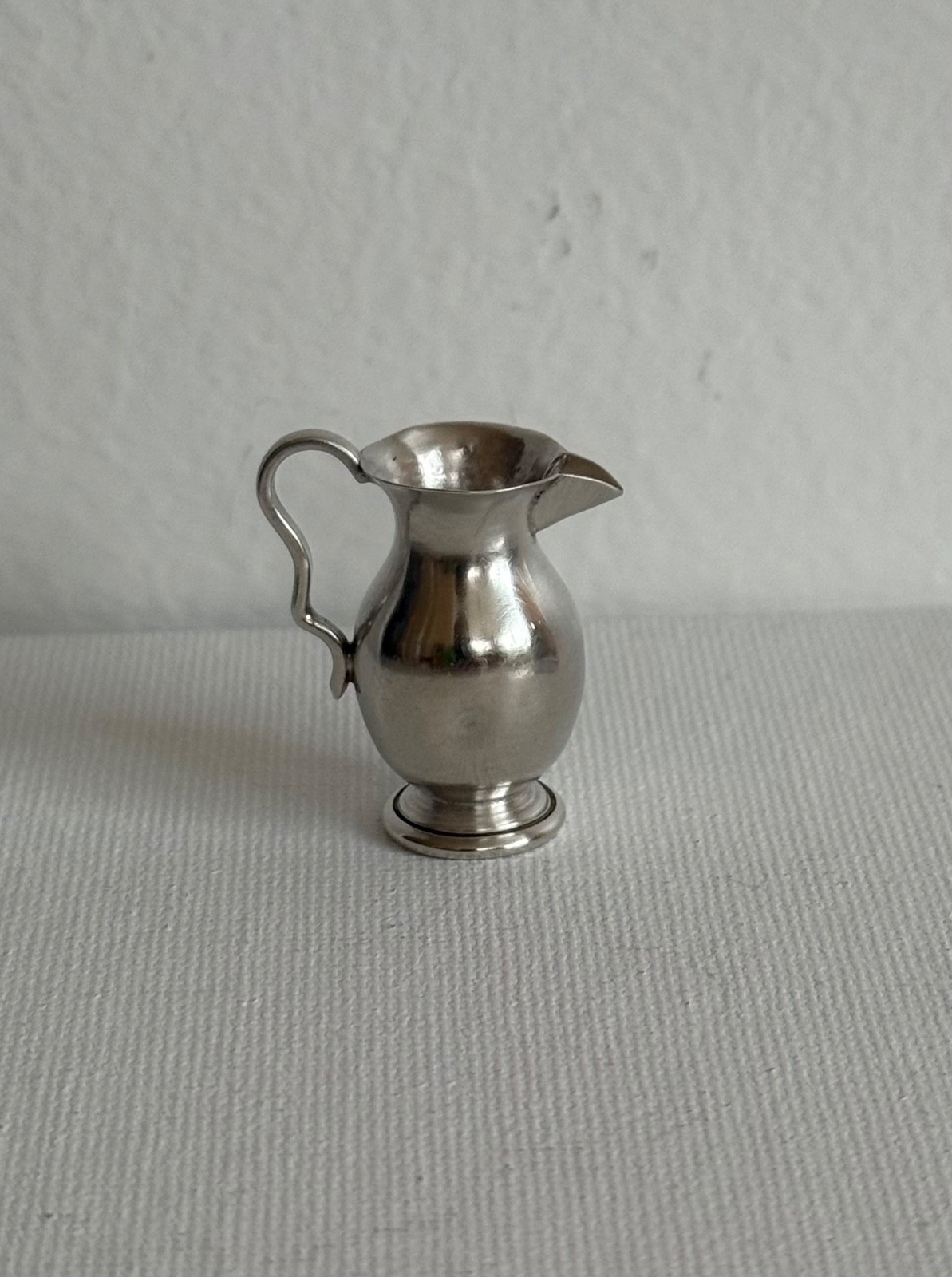 Vintage Barker Brothers Sterling Silver Dollhouse Miniature Pitcher Creamer 1940