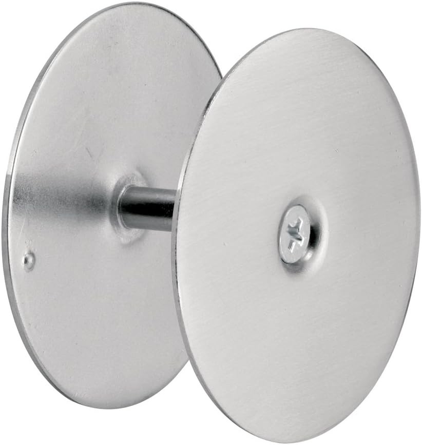 Heavy-Duty Satin Nickel Door Hole Cover – Easy Installation & Privacy Protection