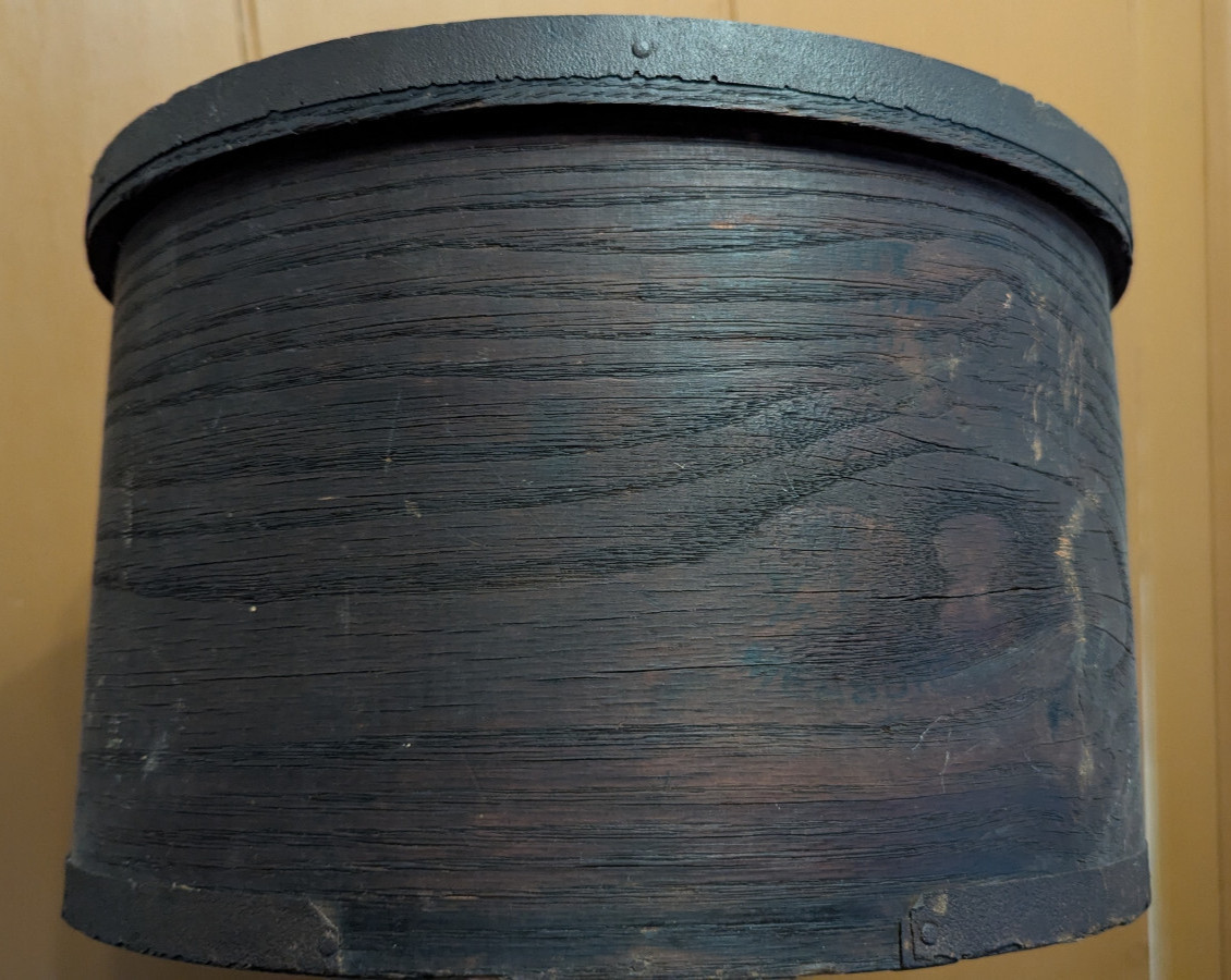 BEST Antique Wood Grain MEASURE Signed MADE FOR CH & ES GOLDBERG by E.B. FRYE NH