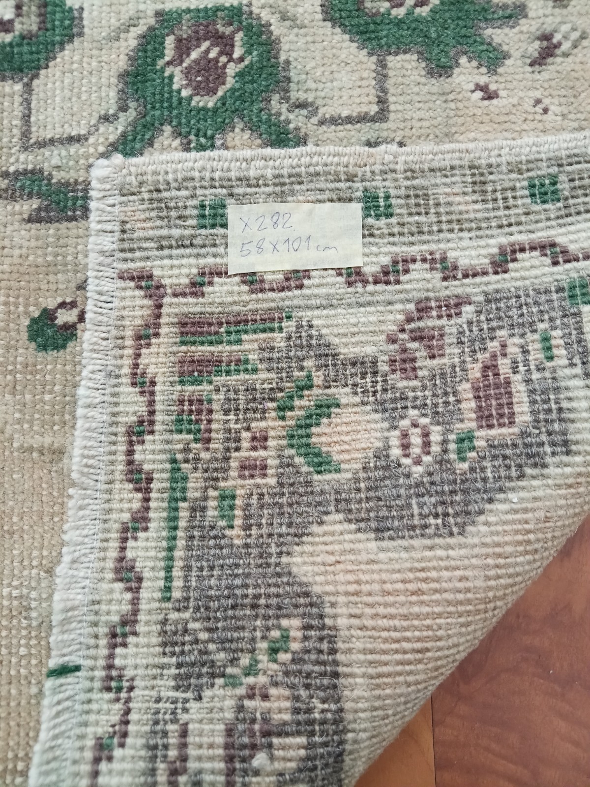 Rare Pattern Green Carpet, Handmade Beige Luxury Decor Rug Free Shipping Rug
