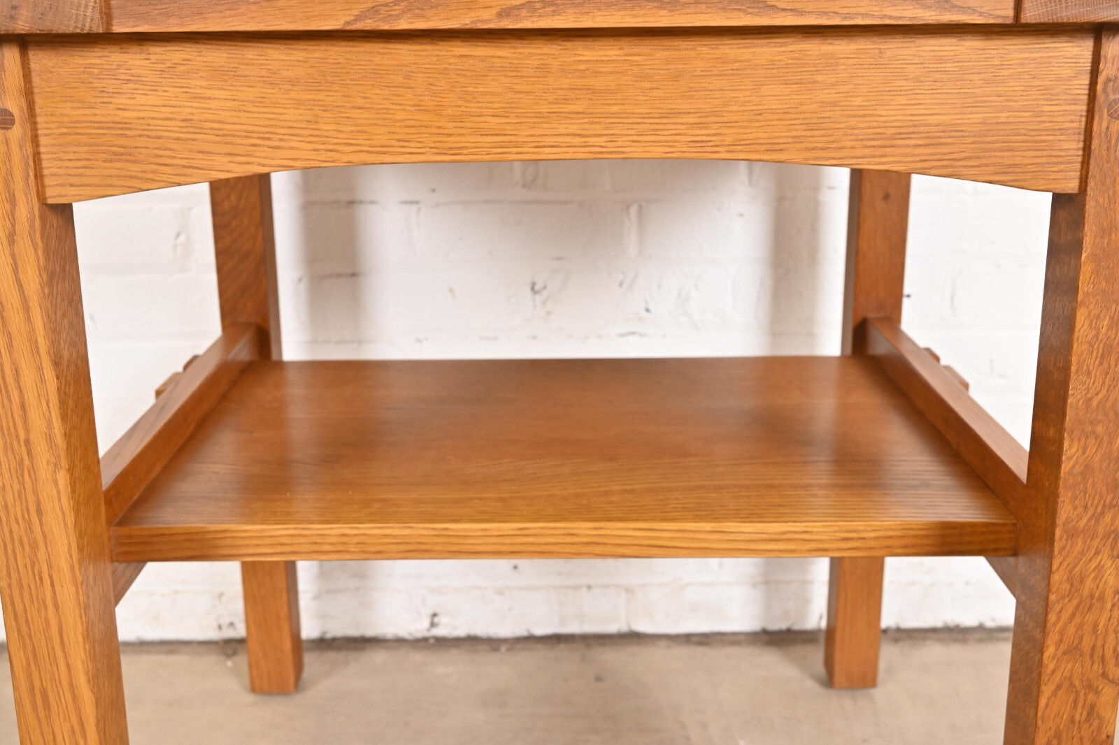 Stickley Mission Oak Arts & Crafts Tile Top Occasional Side Table
