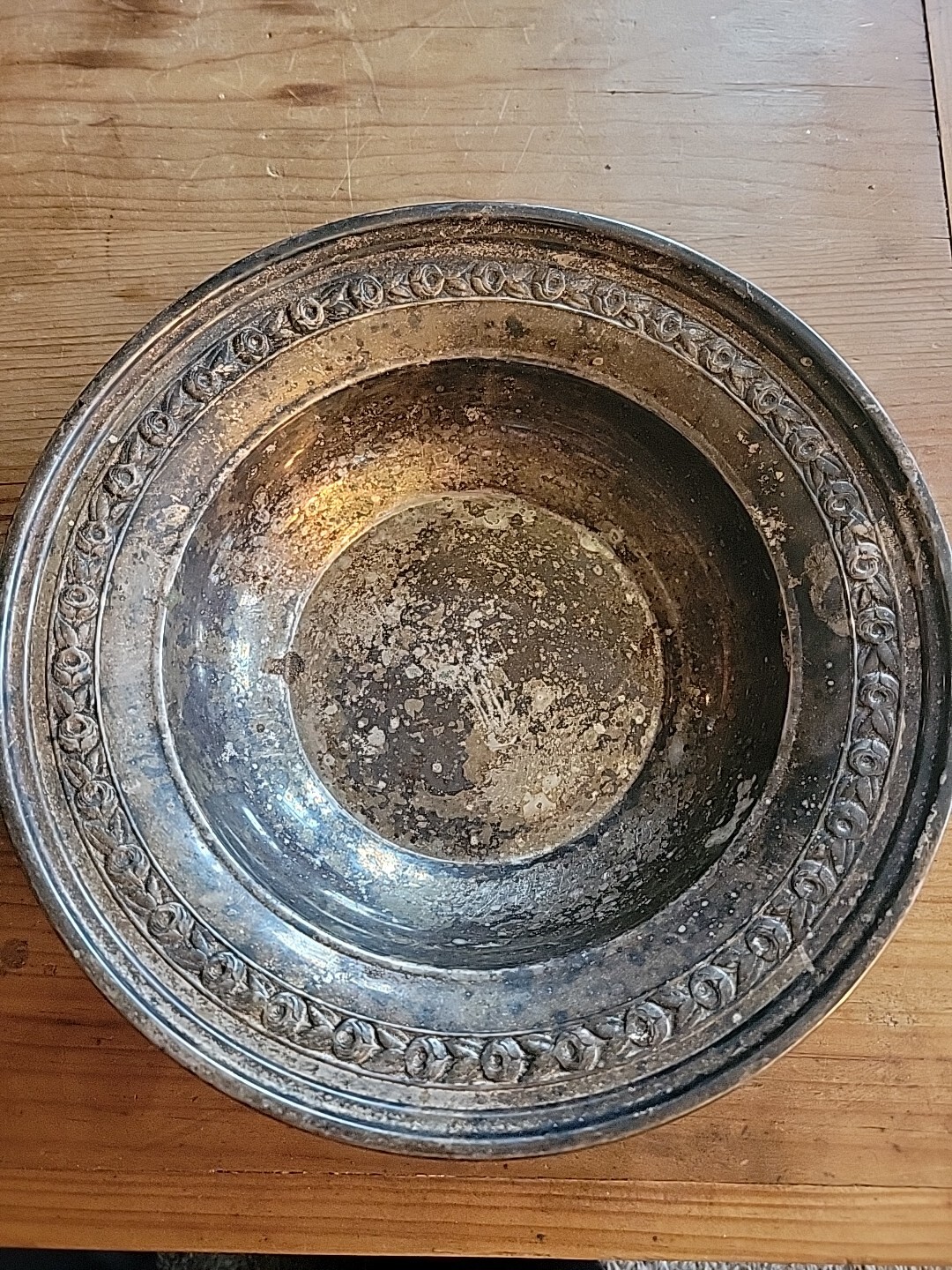 VINTAGE Reed & Barton Silver Plate Candy Bon Bon Dish 10″ Diameter #6284 1950