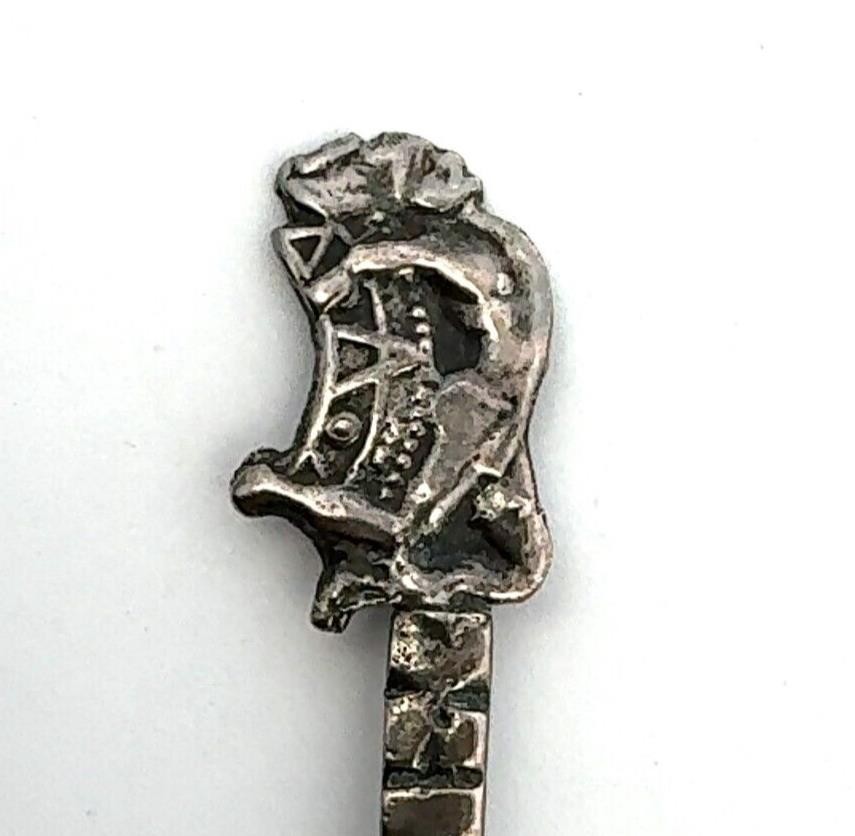 Vintage Sterling Silver, “Mexico” Aztec Calendar Souvenir Spoon – 6.5g