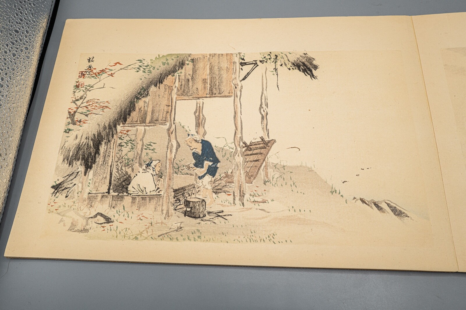 Seiho Takeuchi (1864-1942) Woodblock Print Book 12 Prints Boat Ocean Mt Fuji