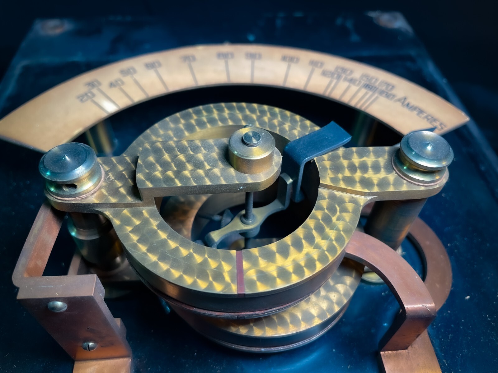 *SUPER RARE* General Electric Co. / Thomson-Houston System Ammeter (ca. 1889)