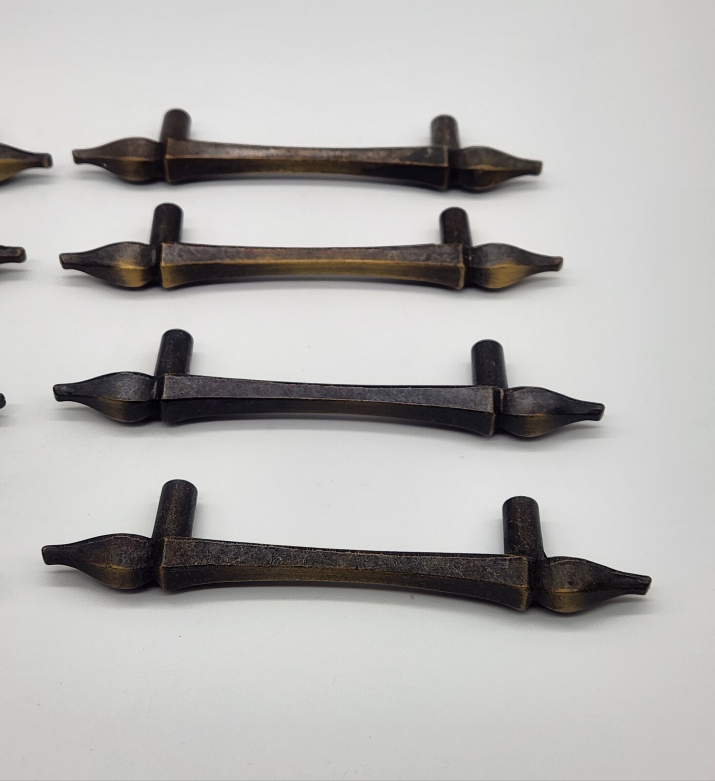 (Lot Of 8) Vintage 1971 National Lock Pressed Steel Cabinet/Drawer Handles 5″ L