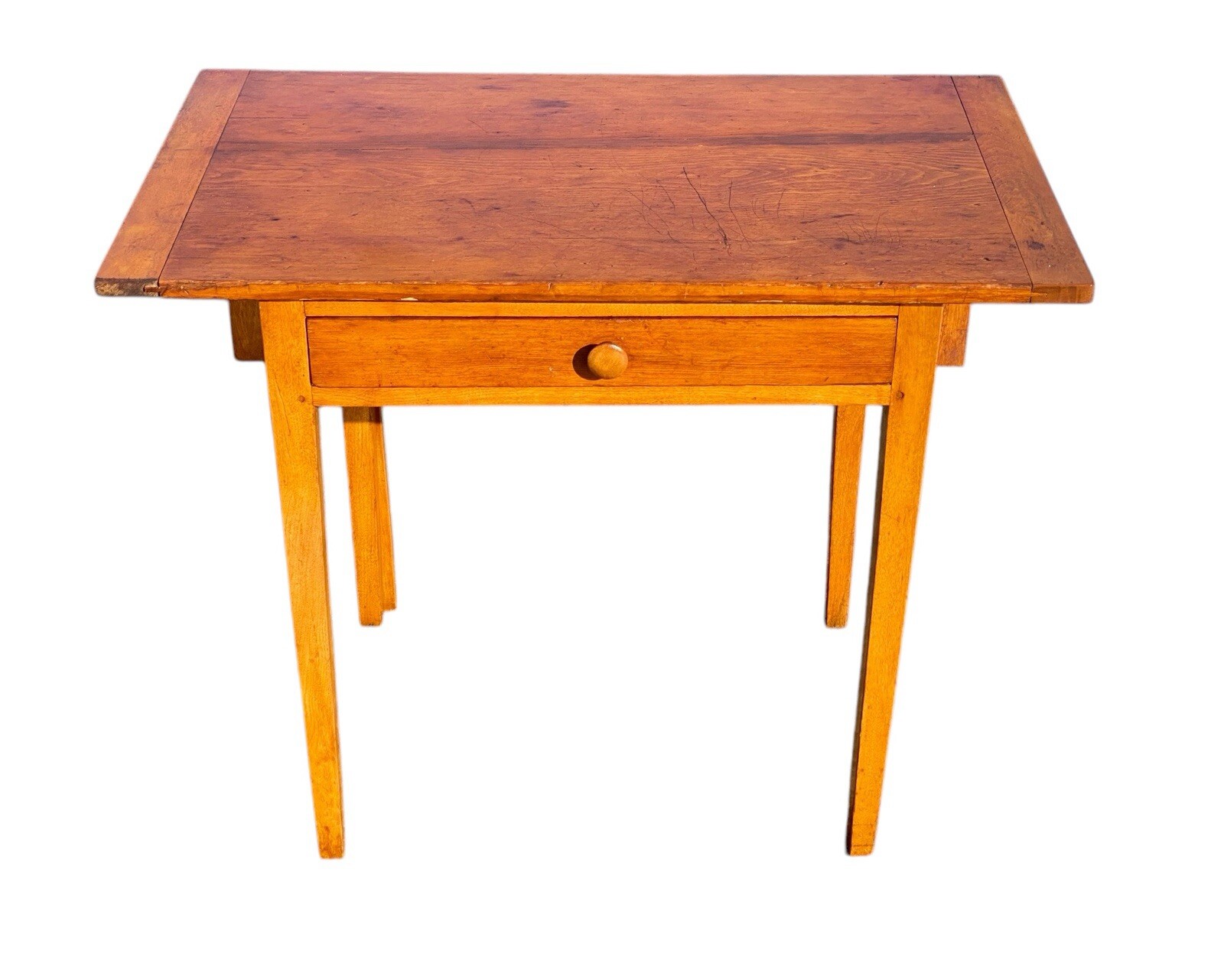 Antique Hepplewhite Drop Leaf Tavern Table / Bakers Table