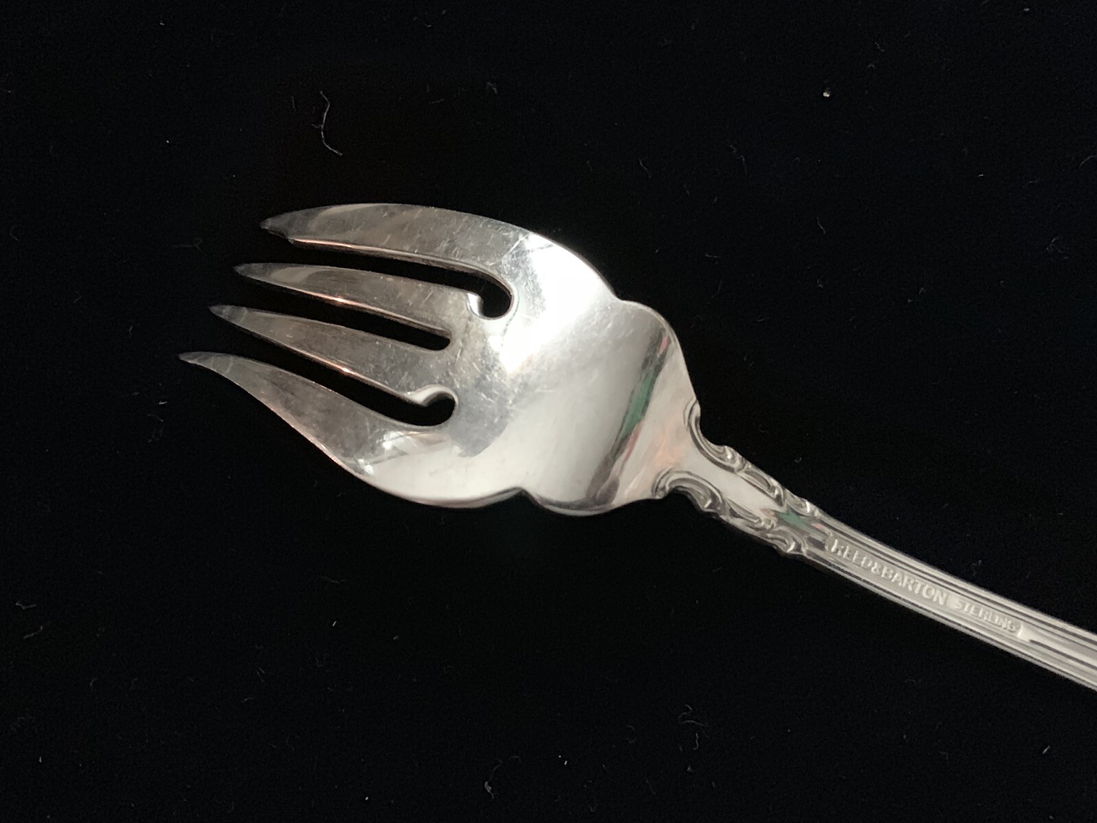 Reed and Barton Sterling Flatware, Eighteenth Century, Salad Fork, 6 1/2 inches