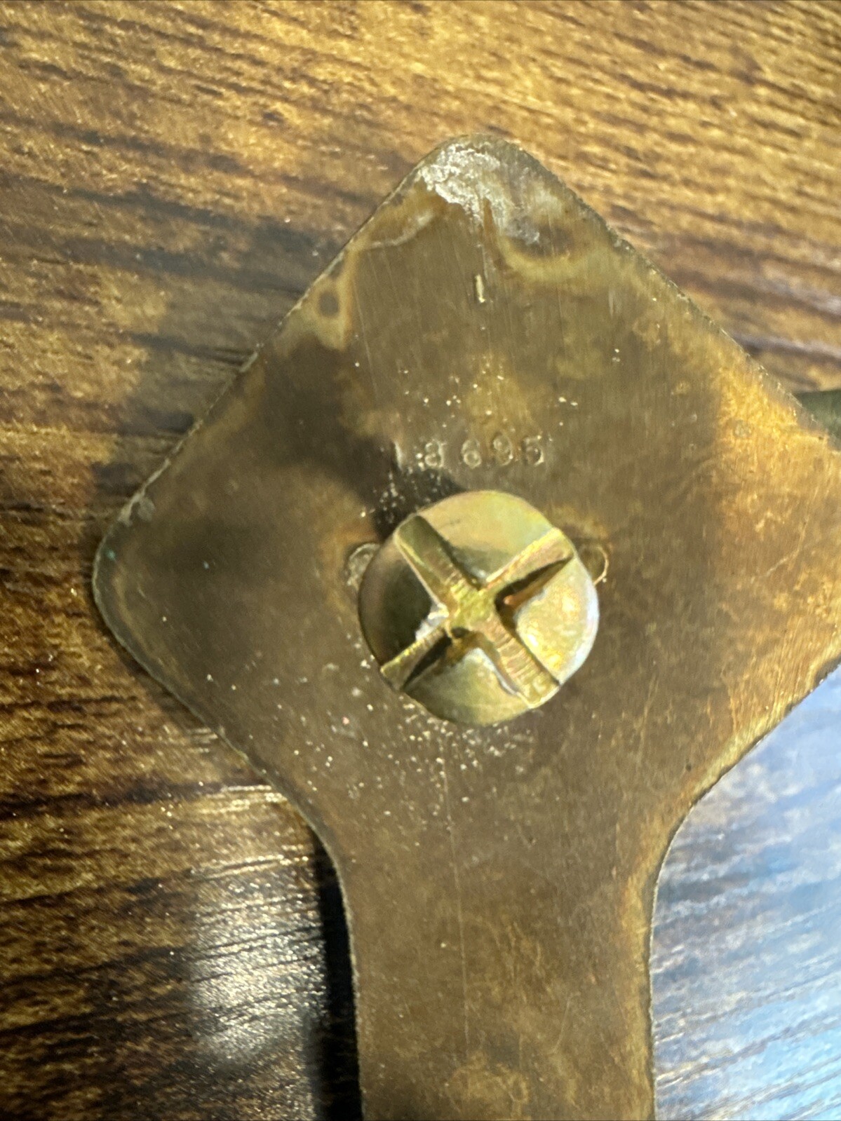 Drexel Collage Group Drawer Pull Knob Left Side Brass Dresser Credenza Armoire