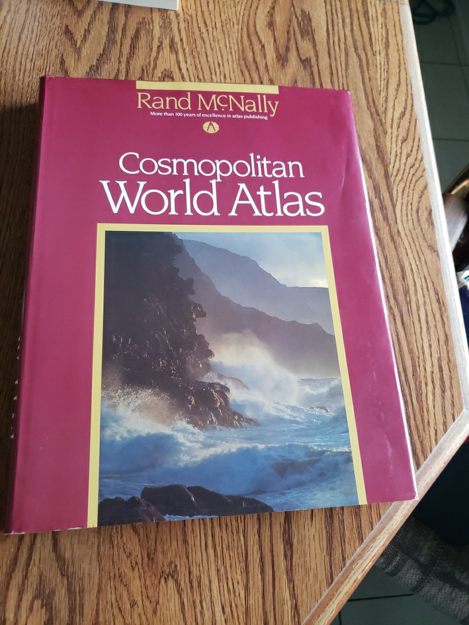Cosmopolitan World Atlas By Rand Mcnally 1991 Hardcover Book VG+/EX Condition