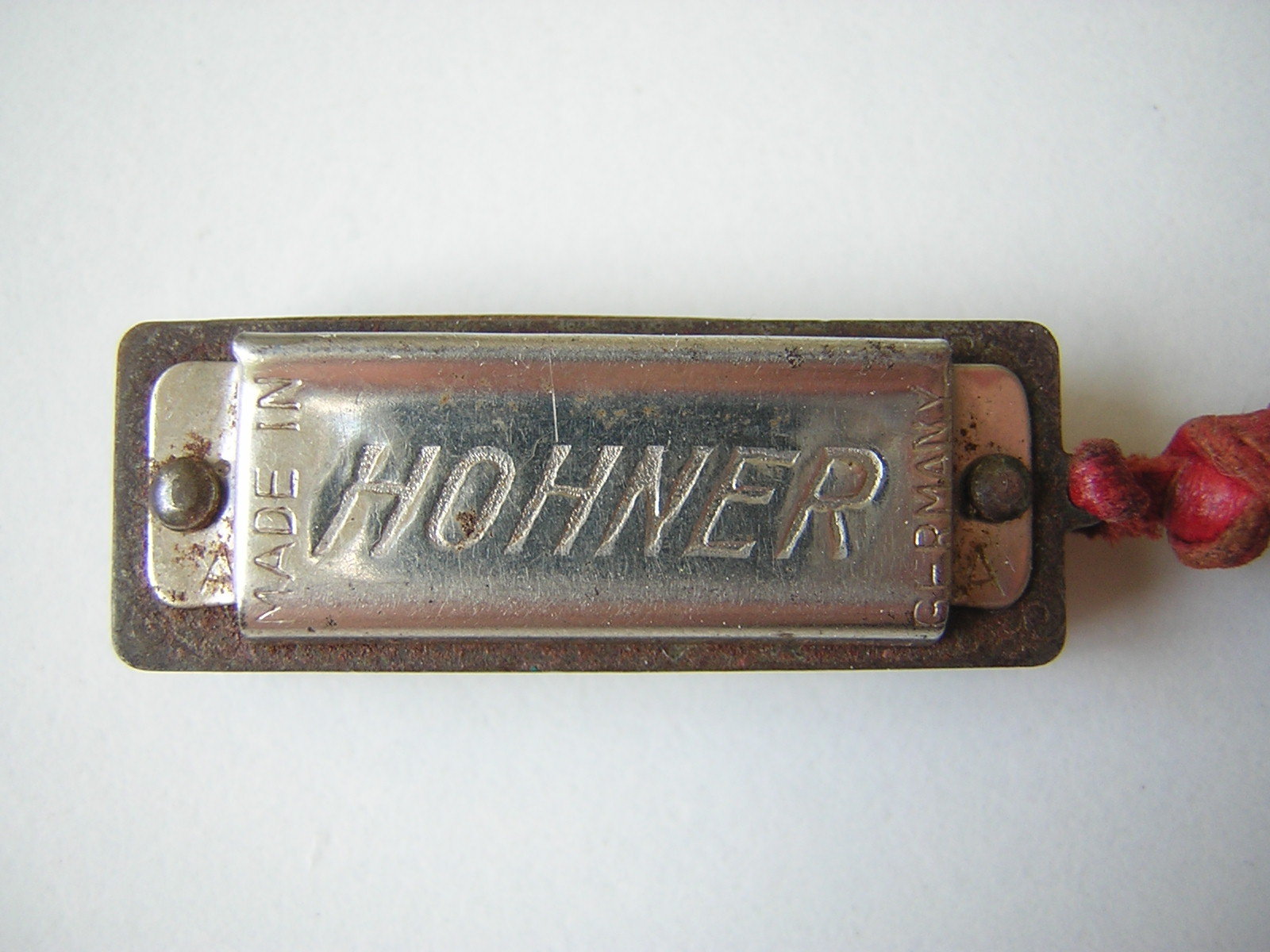 Old Hohner Miniature Harmonica Made In Germany 3.4 X 1.3 X 1.0 Cm