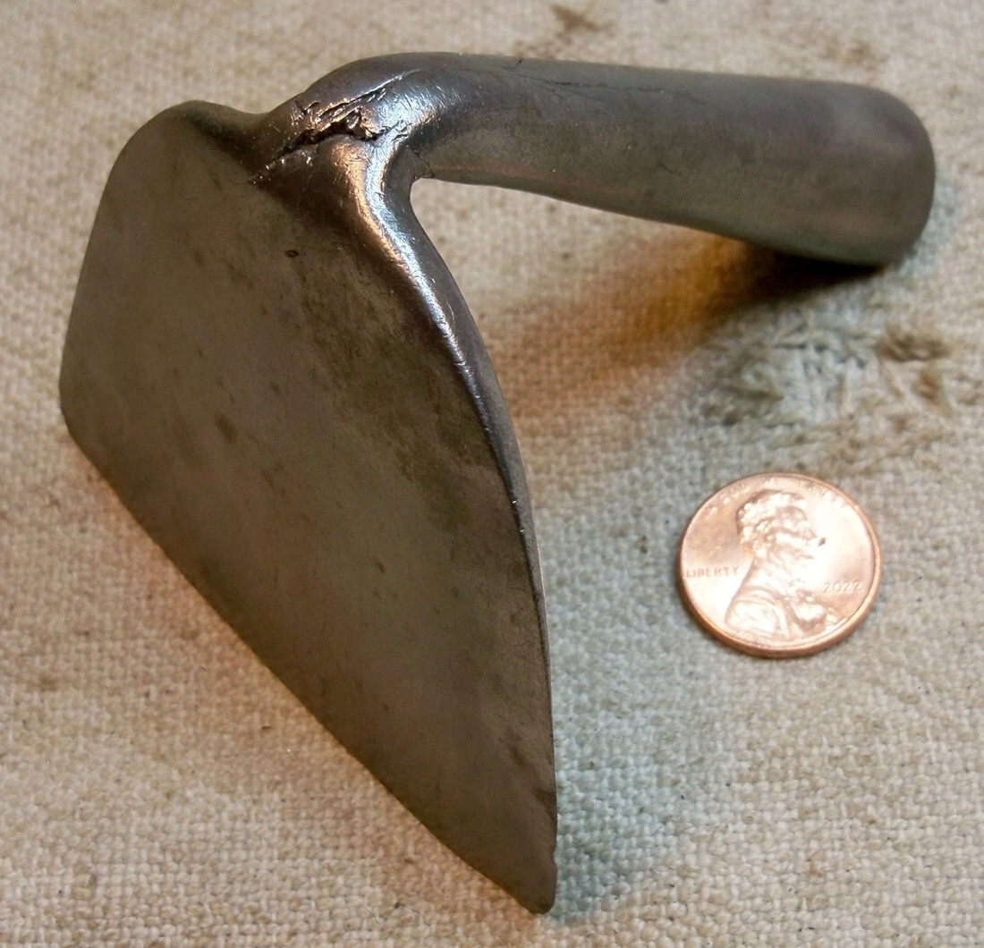 Early Hand Forged PA Dutch Style Dough Scraper Good Collectible Tool READ