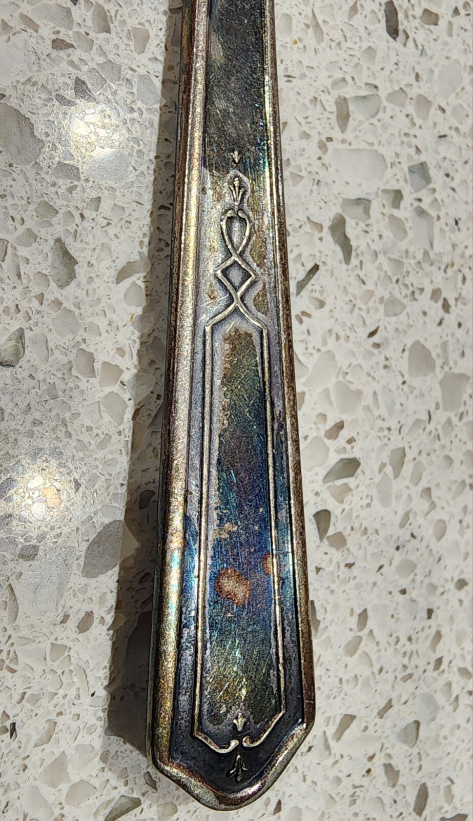 Oneida Community MARY STUART Silverplate Tudor Flat Handle Master Butter Knife