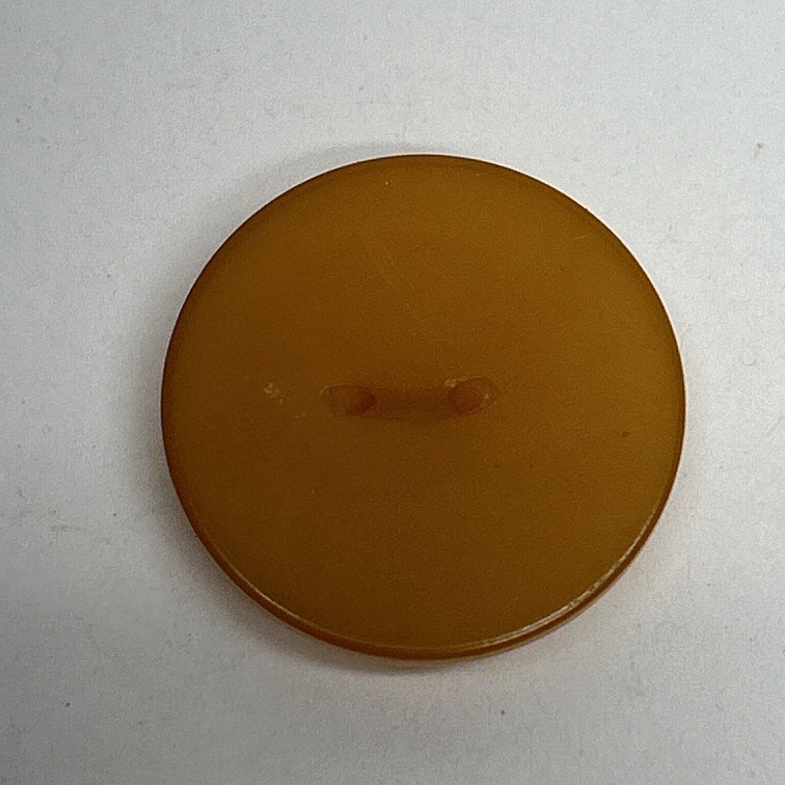 Vtg Large Bakelite Sewing Button Simichrome Polish Tested Butterscotch Tone
