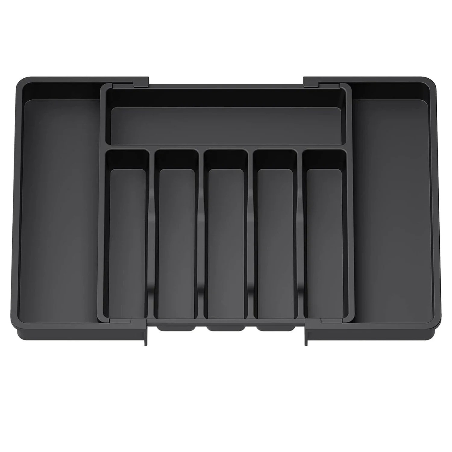 Expandable Silverware Drawer Organizer 7 Compartment Adjustable Cutlery Tray