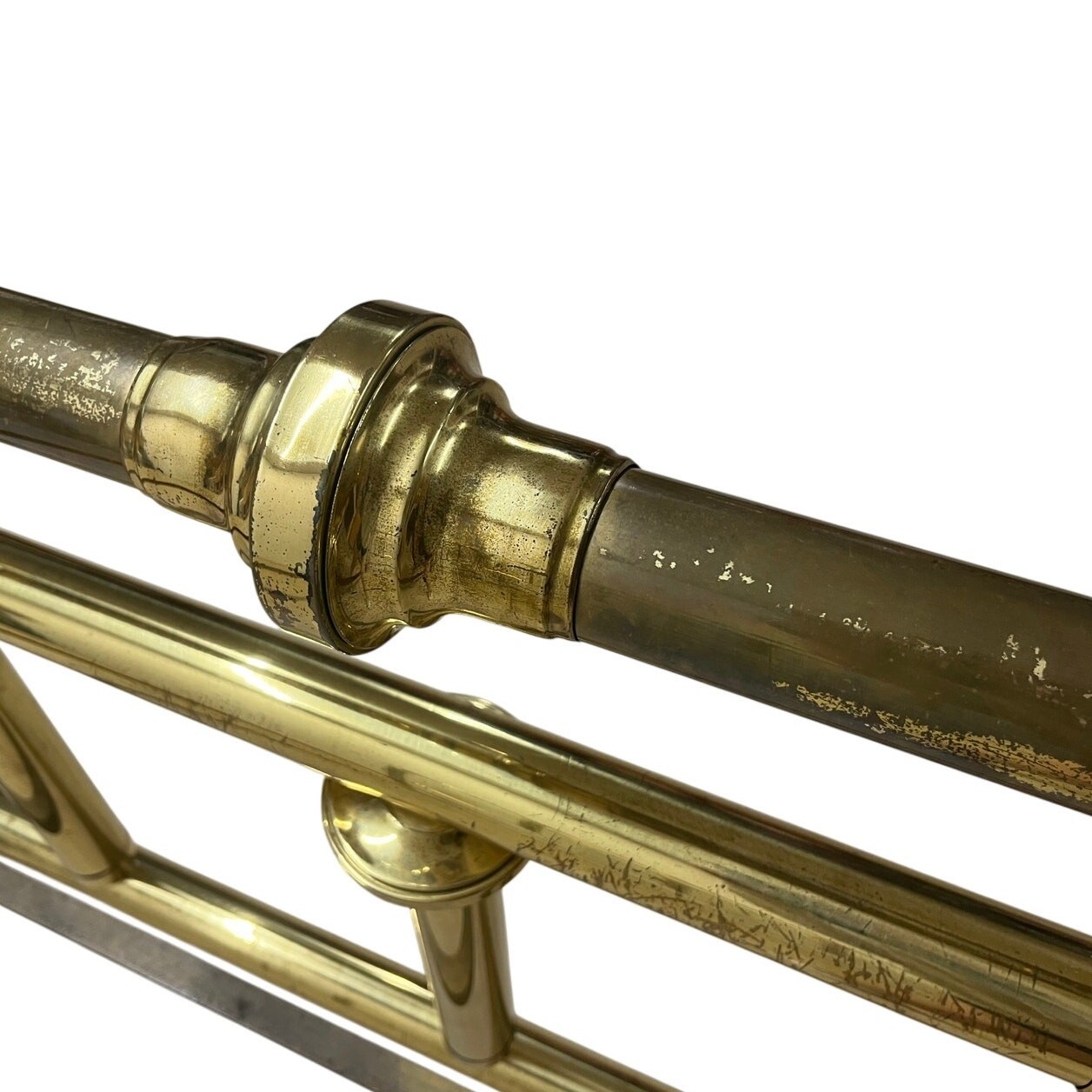 Vintage Brass Tone Full Bed Frame