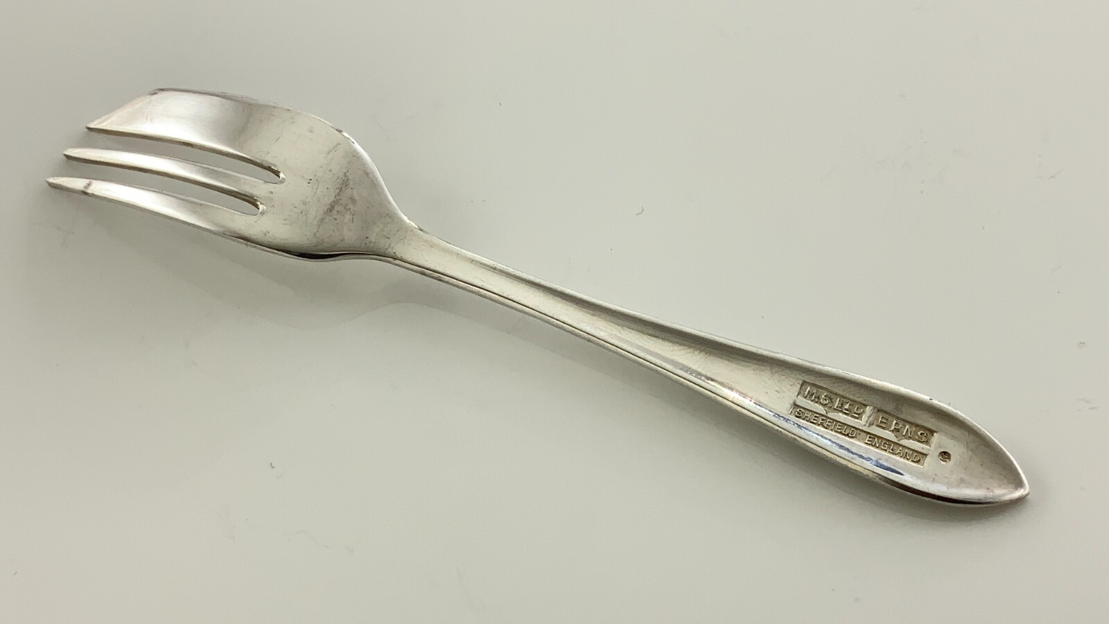 Sheffield England M.S. Ltd EPNS Loxley Pastry Fork Silverware 5in EE238