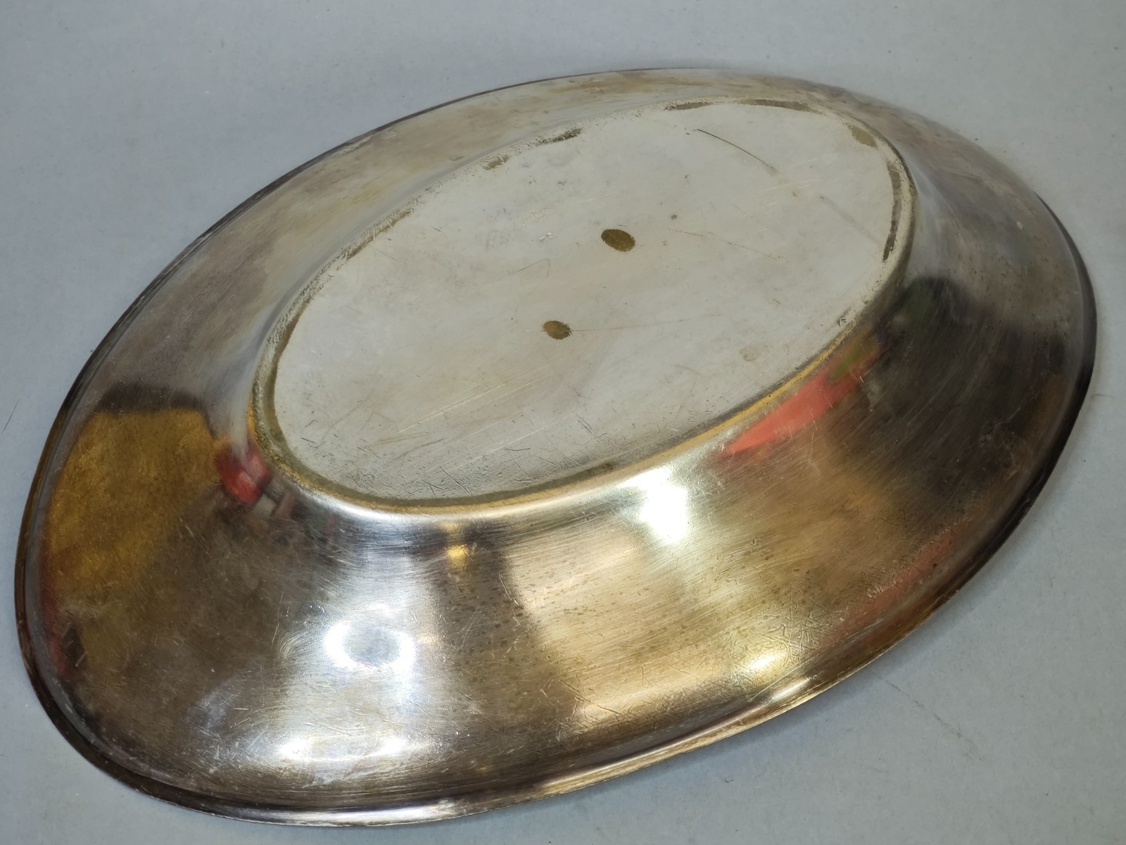 Vintage Arthur Price of England Silverplate Bread Basket Oval Serving Bowl HEAVY