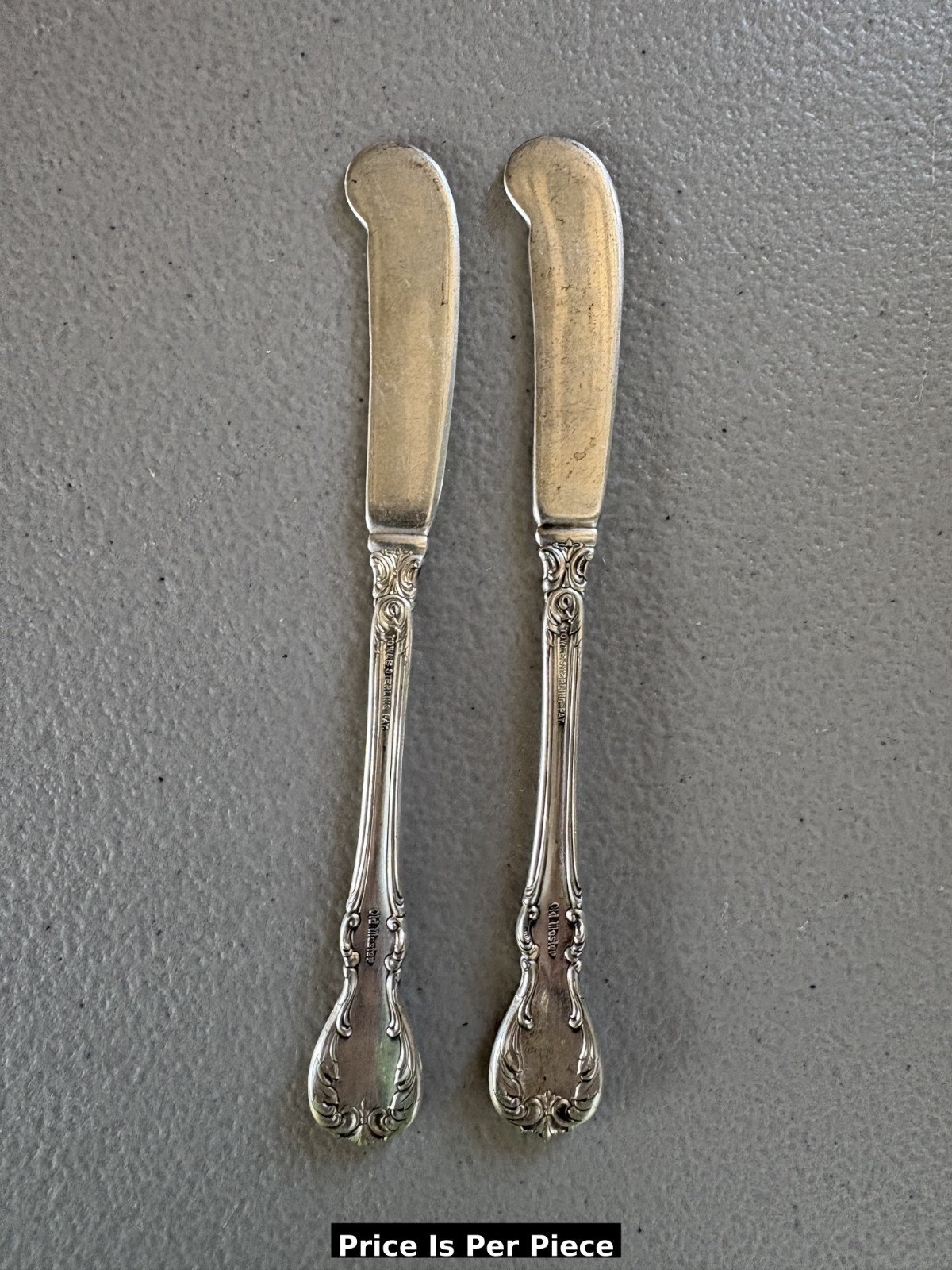 Towle Old Master Sterling Silver Flat Handle Butter Spreader 5 3/4″ – 1942