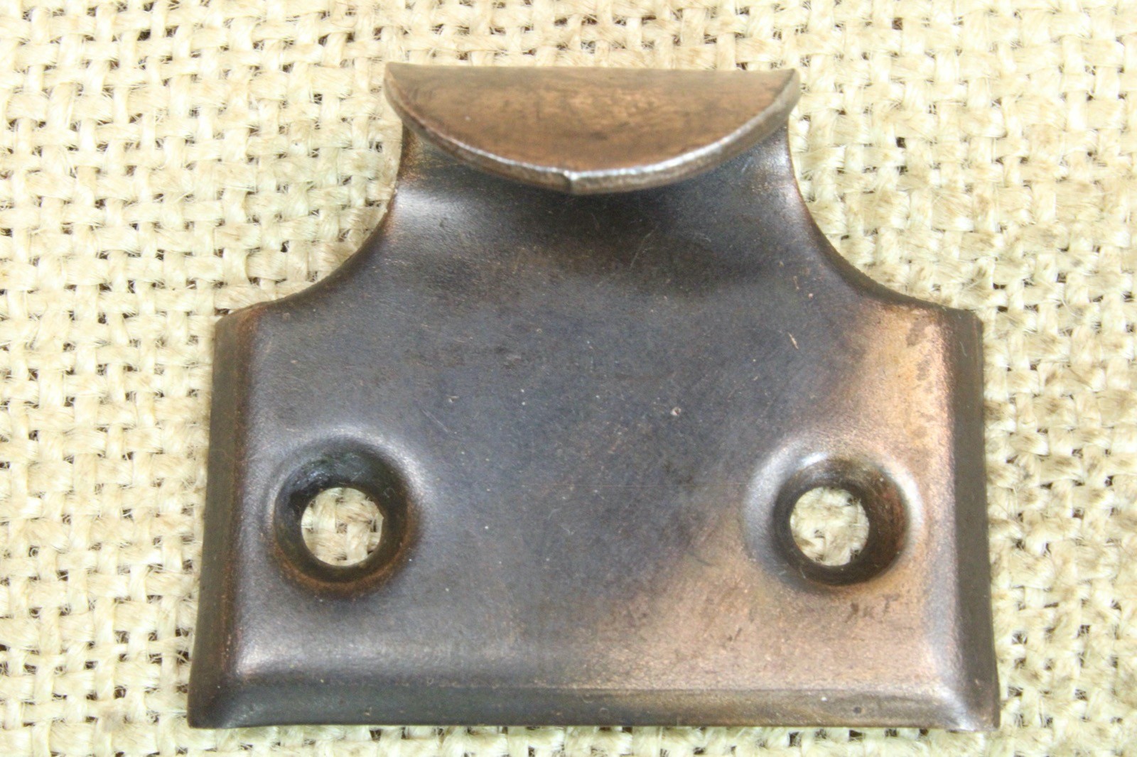 Old Window Sash Lift Pull Copper Flash Finish on Stamped Steel Vintage