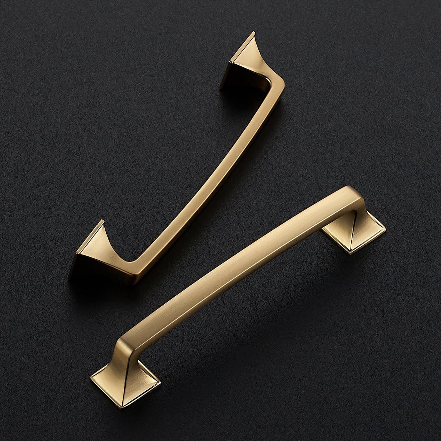 Ravinte 20 Pack Solid 5 Square Foot Arch Pulls Kitchen Cabinet Handles