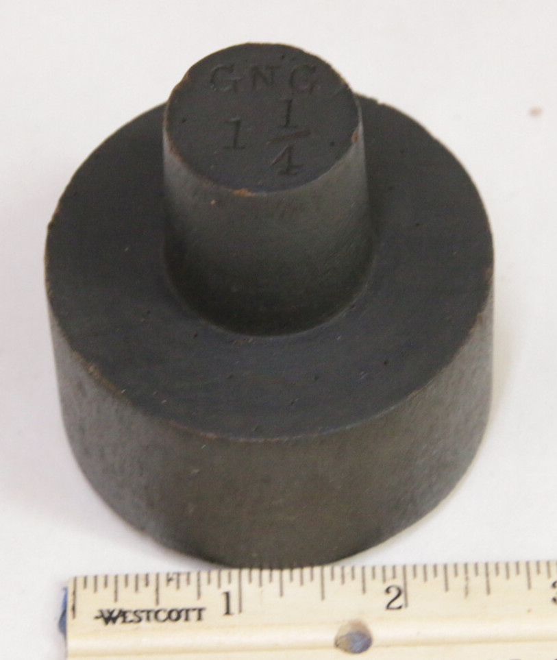 Goodspeed ~2 3/4″ Diameter GNG Industrial Foundry Wood Mold Pattern VINTAGE