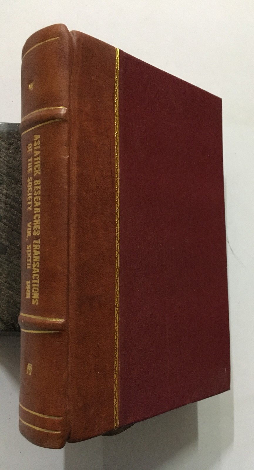 Asiatick Researches Or Transactions Of Society Instituted In Bengal. vol 6. 1801