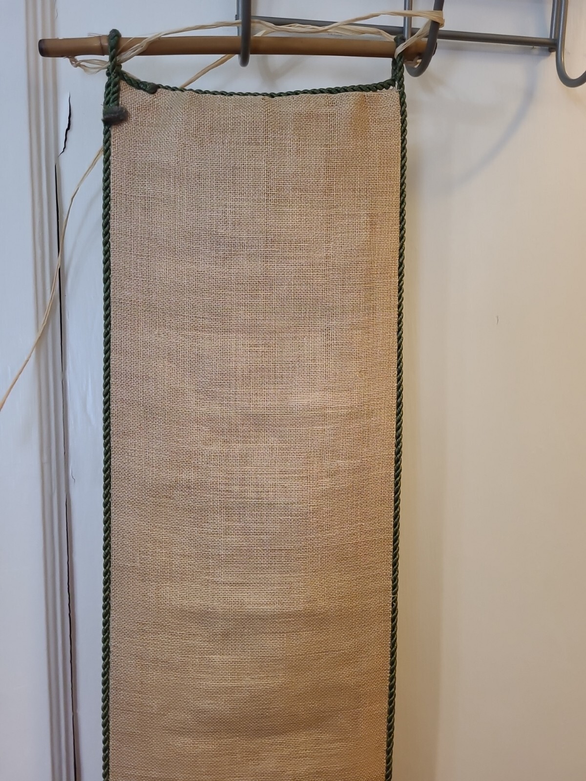 Needle Point Tapestry Of 9 Scenes Of Country Life, 55″ Long Approx.