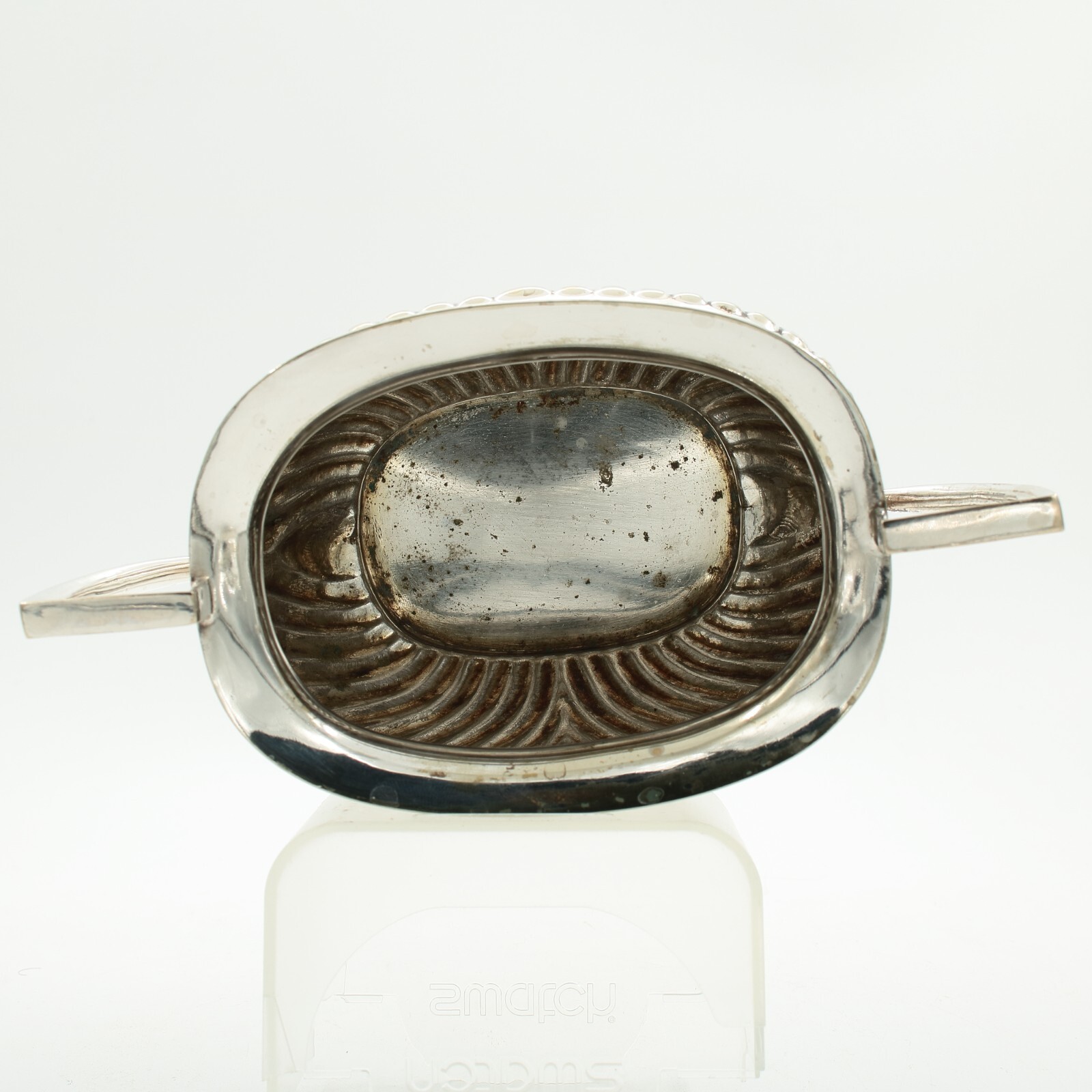 Antique Silver Plated Tea Set Half Reed Design by Robert Pringle of London