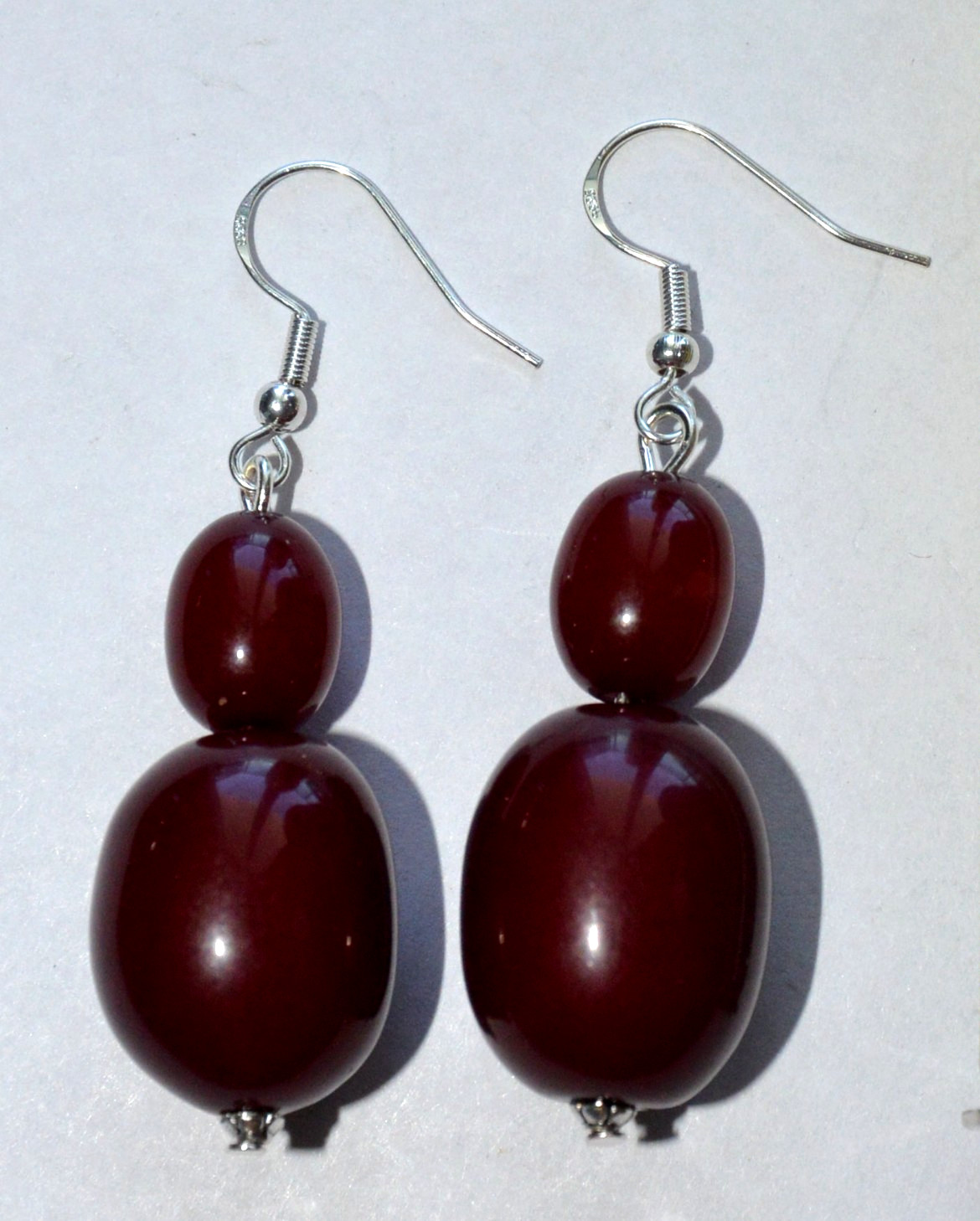 ✅RUSSIAN SOVIET BALTIC CHERRY AMBER SILVER HOOK EARRINGS BAKELITE NECKLACE WATCH