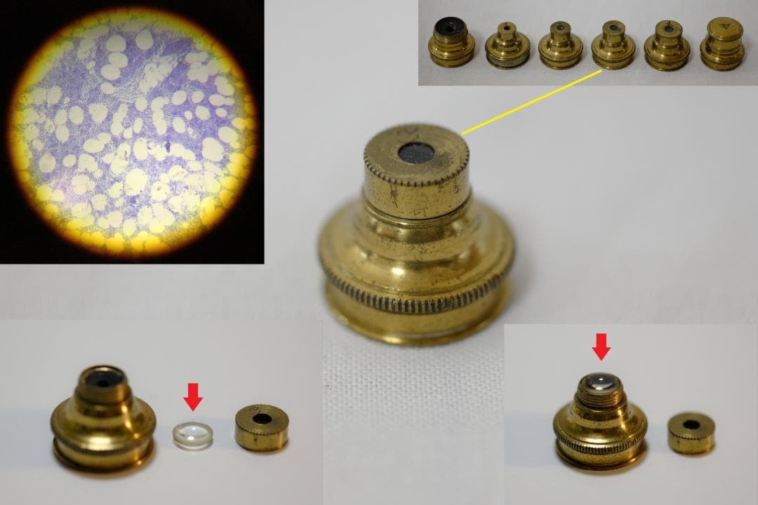microscope antique collectible John Cuffe’s compound microscope Maltese cross
