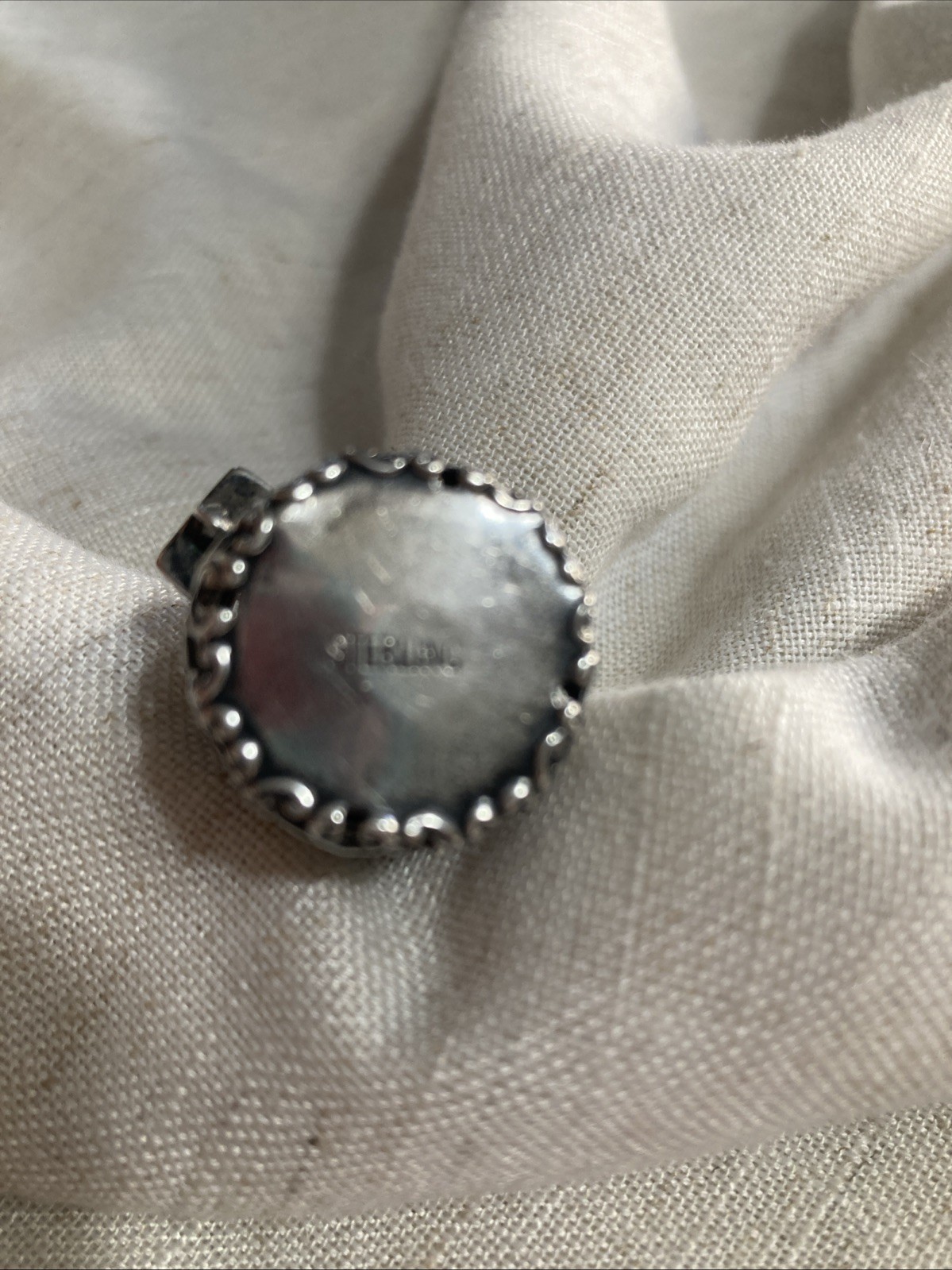 Sterling Thimble Chatelaine Thimble Holder