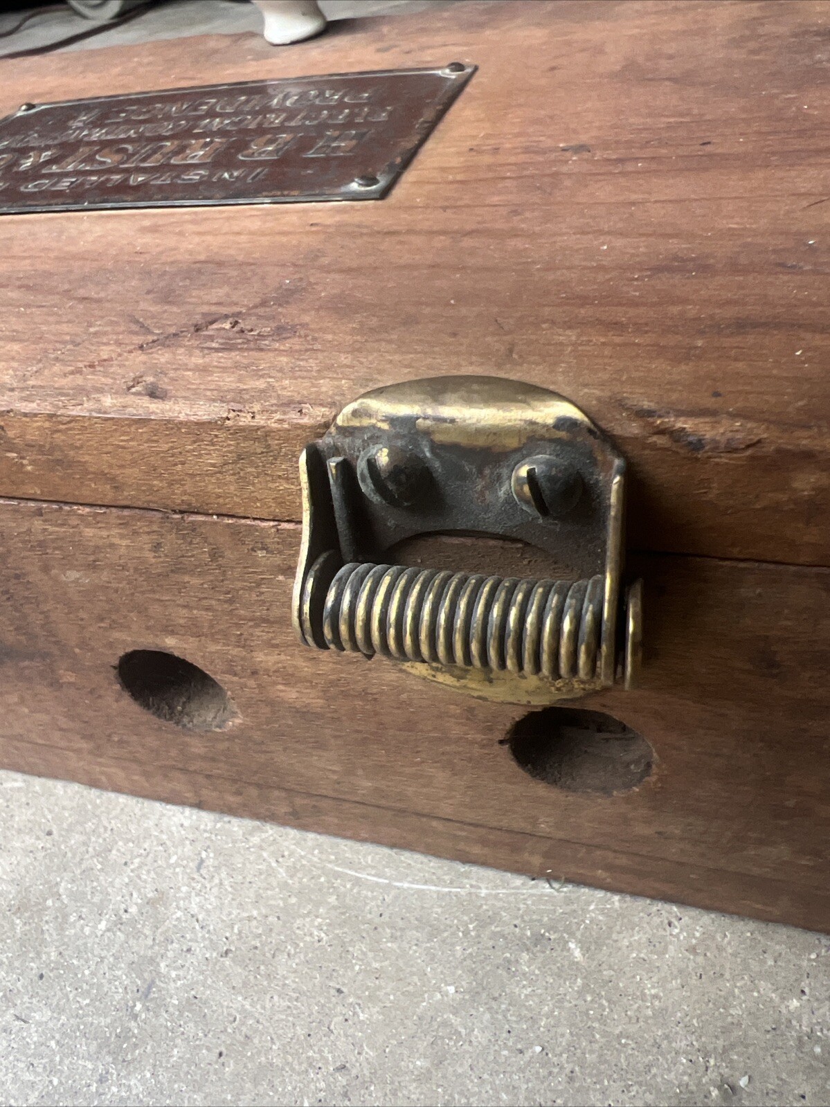 H. B. Rust Co. Electrical Contractors Providence R.I., Historical Rare 11x7x3