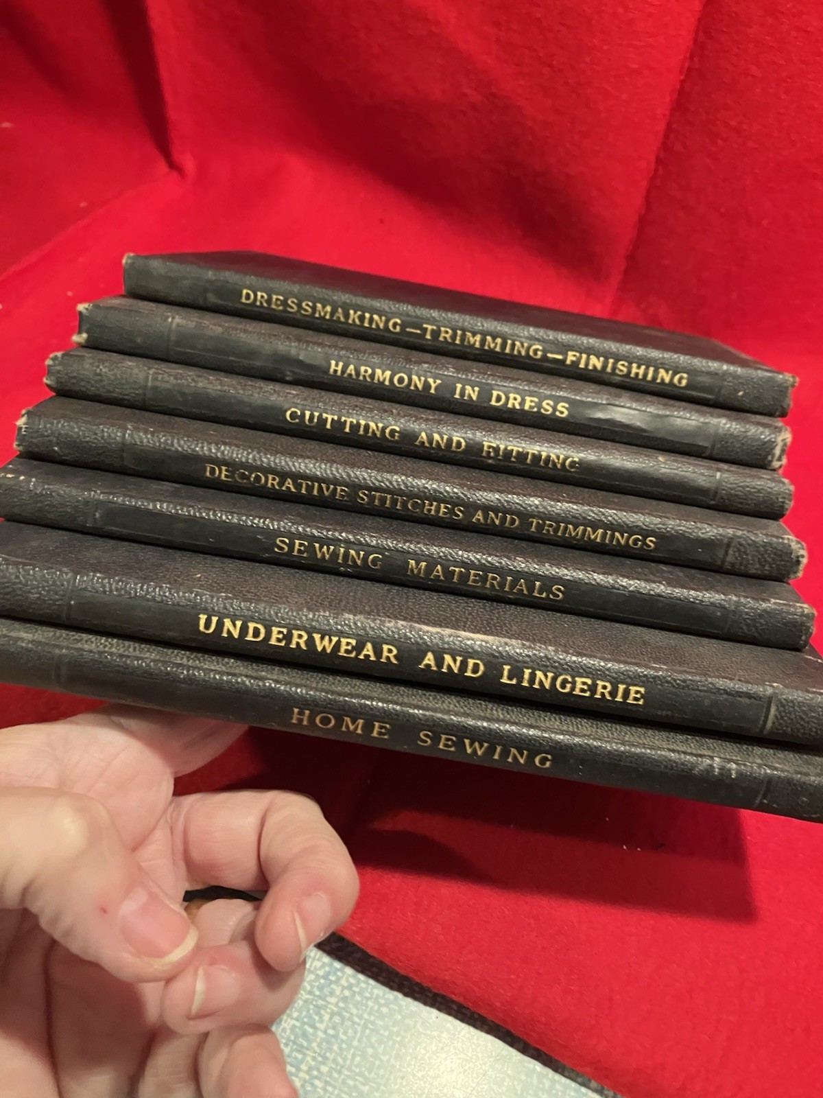 Set of 7 Books Women’s Institute of Domestic Arts & Sciences Scranton PA 1920’s