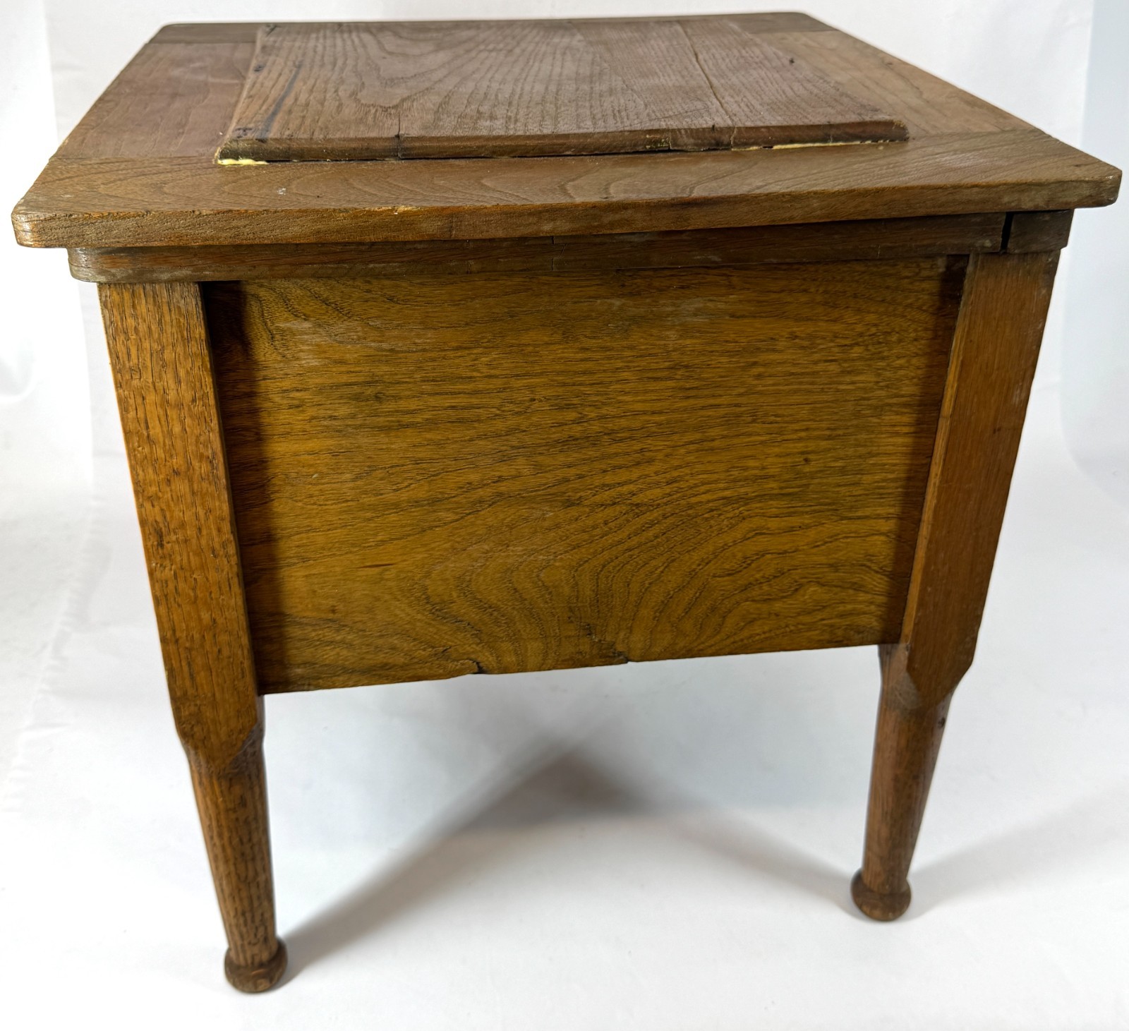 Antique Primitive Rustic Cabin Handmade Wood Night Commode Toilet NO BOWL