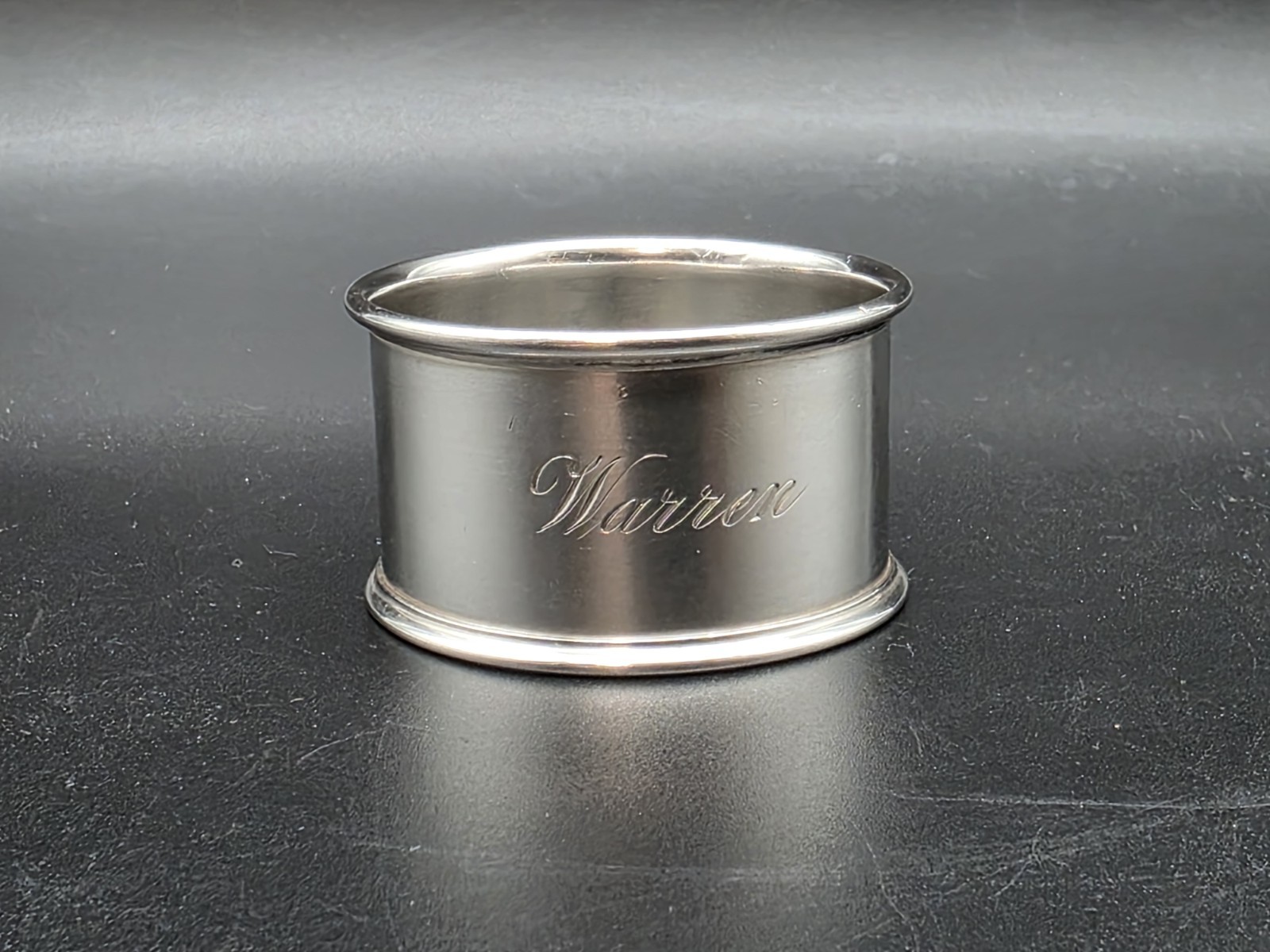 Antique Sterling Silver Napkin Ring J Collyer Ltd UK Birmingham 1927