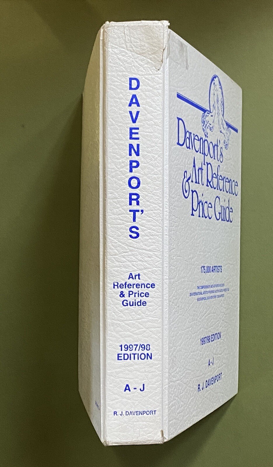 Davenport’s Art Reference & Price Guide 2 Volume Set A-J & K-Z 1997-1998 Edition