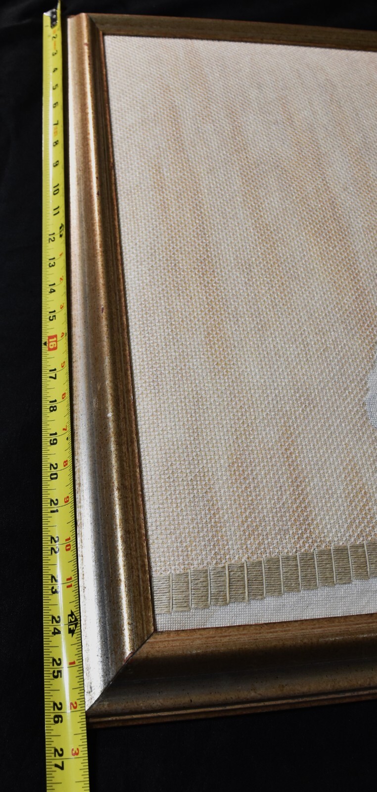 Exceptional weaving work (3 months) from photo by Robt. Kenyon, made in India.