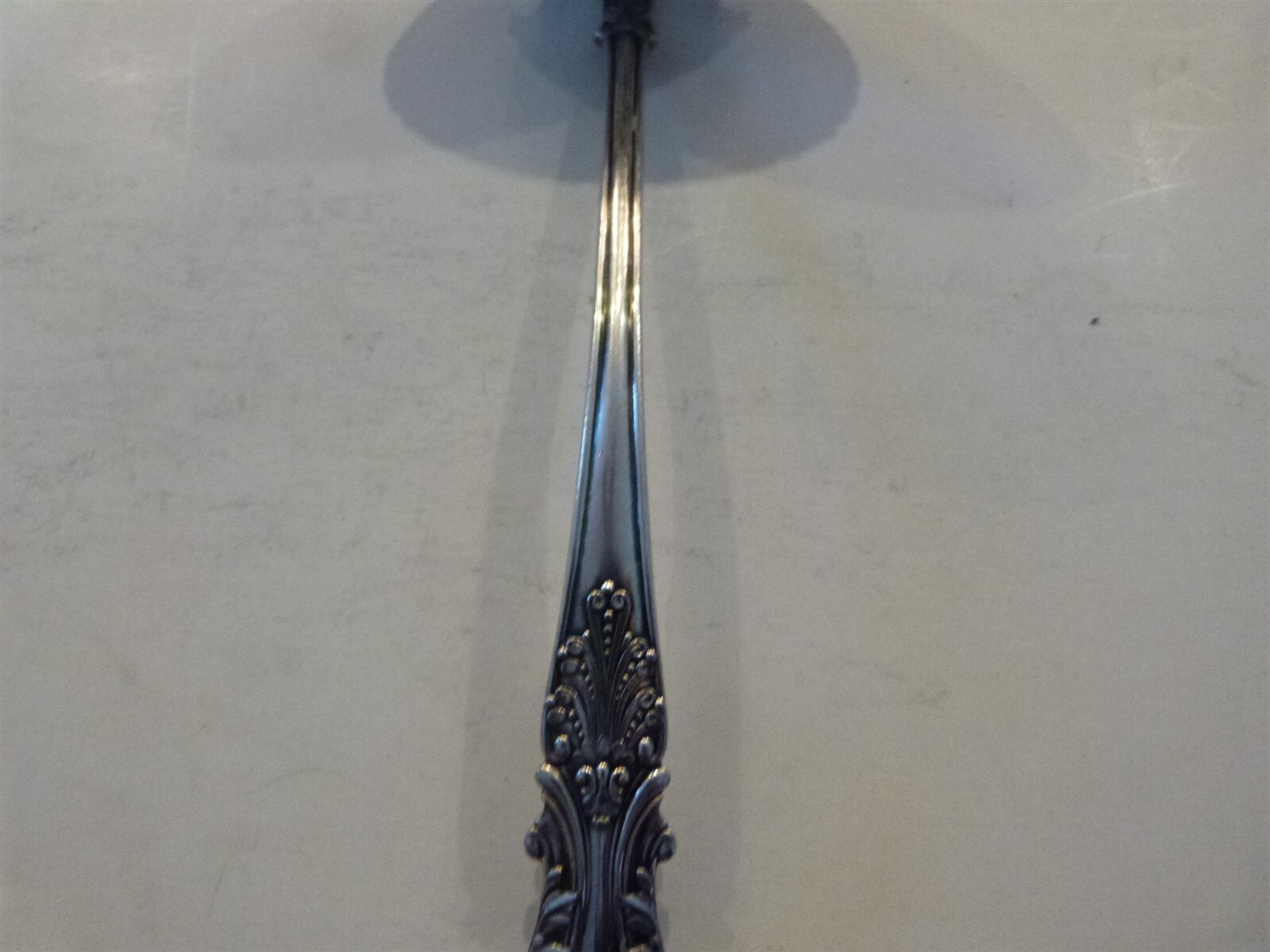 VINTAGE Large Silverplate Serving Ladle 1896 Raphael Rogers Hamilton 9″