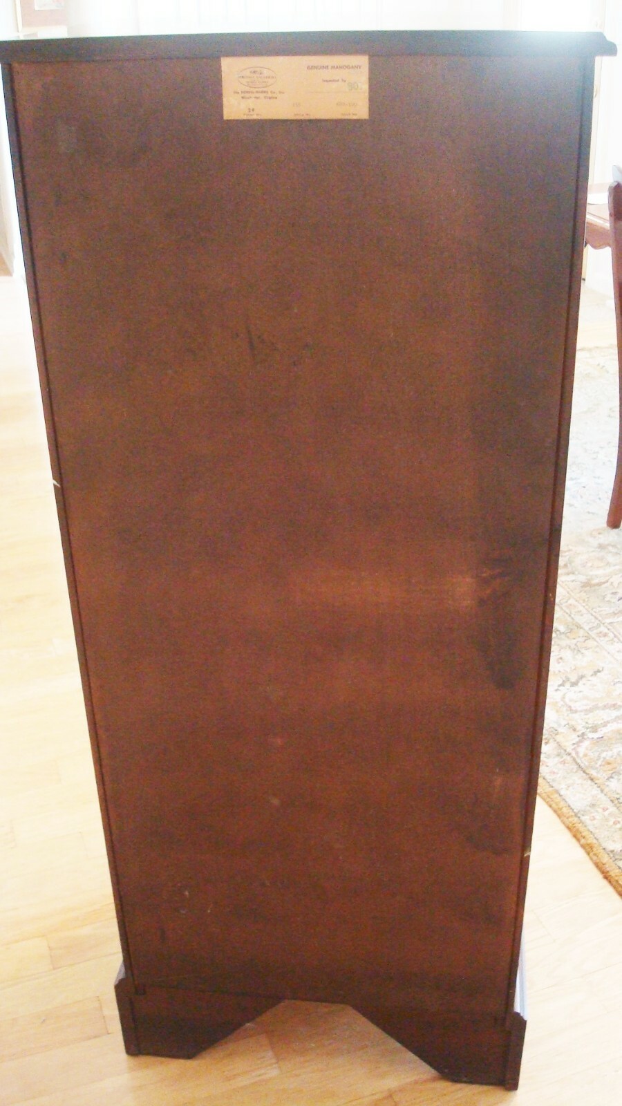 Henkel Harris Genuine Mahogany Princess Anne Lingerie Chest Semainier