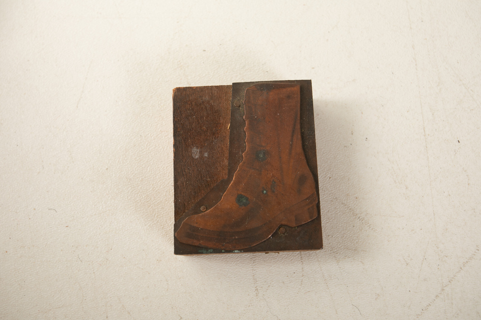 Copper Print Block Lace Up Boot Shoe Polish (B8A/JSF6) Work Redwing Style MC