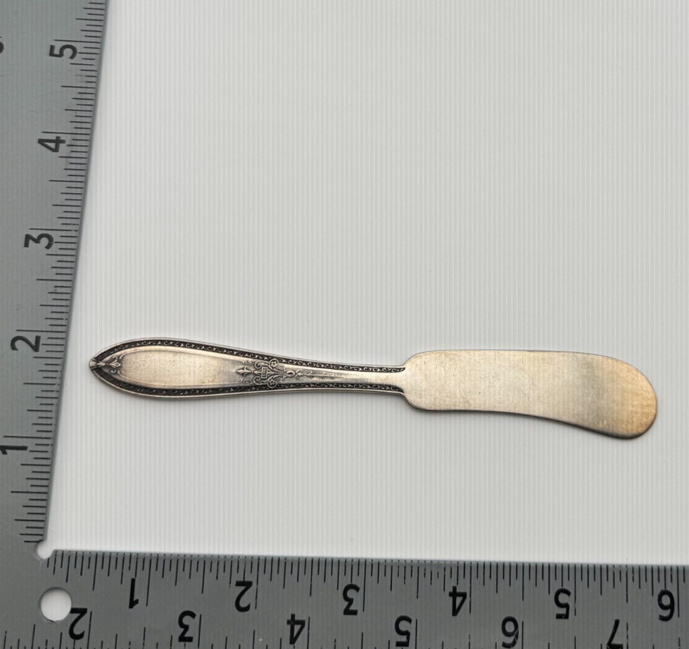 Wm Rogers & Son AA Clayborne 1929 Silverplate Butter Spreader